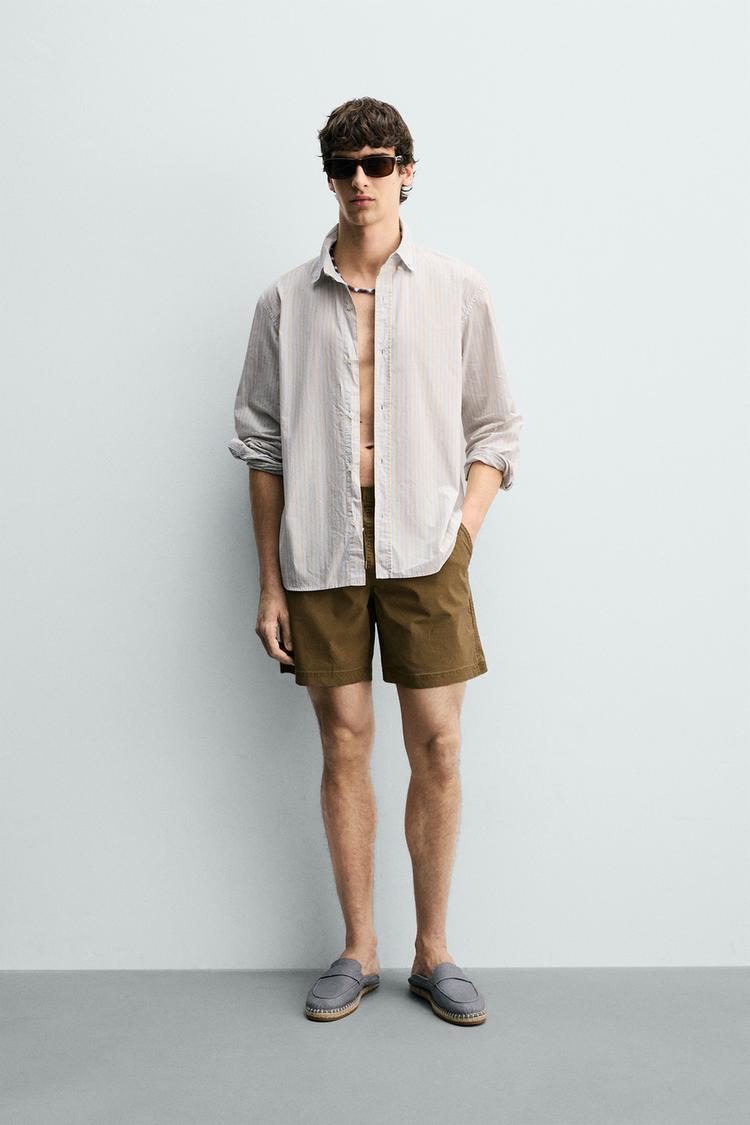 REGULAR FIT STRIPED SHIRT - Zara product image