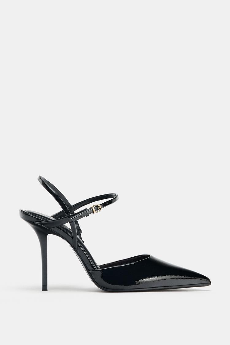 SLINGBACK ANKLE STRAP HEELS - Zara product image