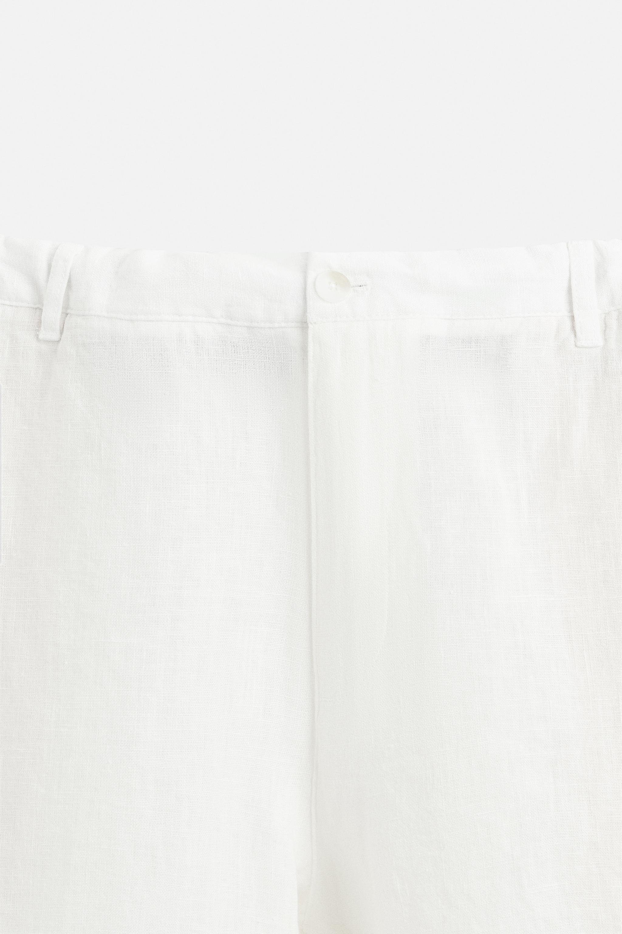 PANTALON RELAXED FIT 100 % LIN