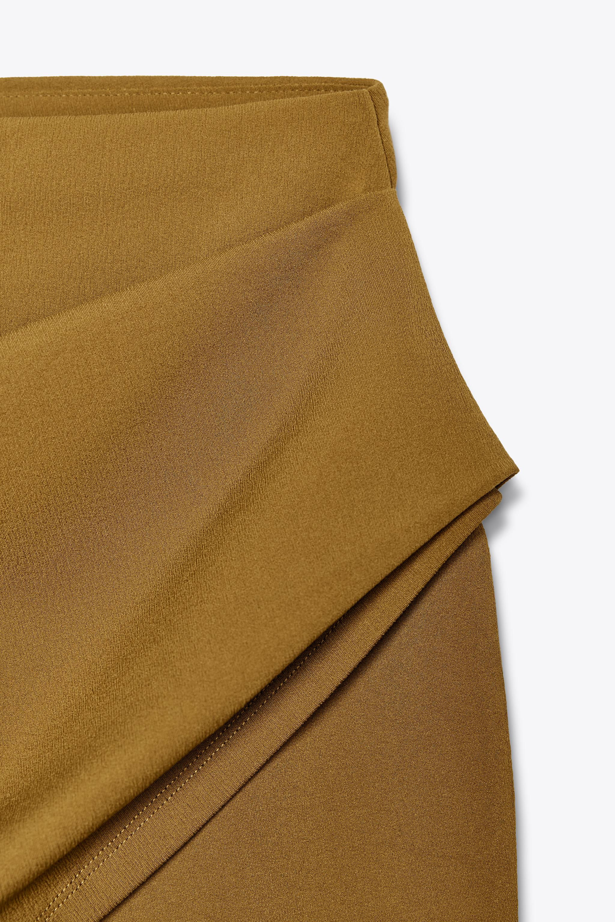 PANTALON FLARE TAILLE DRAPÉE