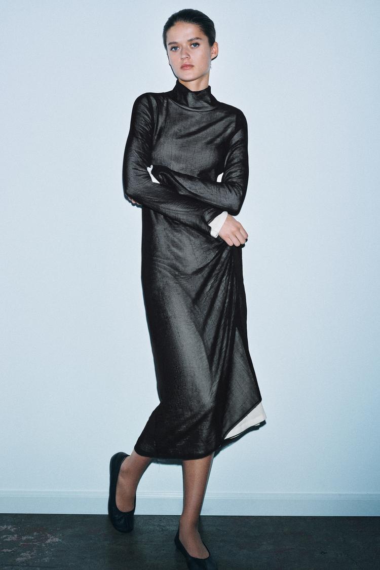 LONG COMBINATION DRESS - Zara product image