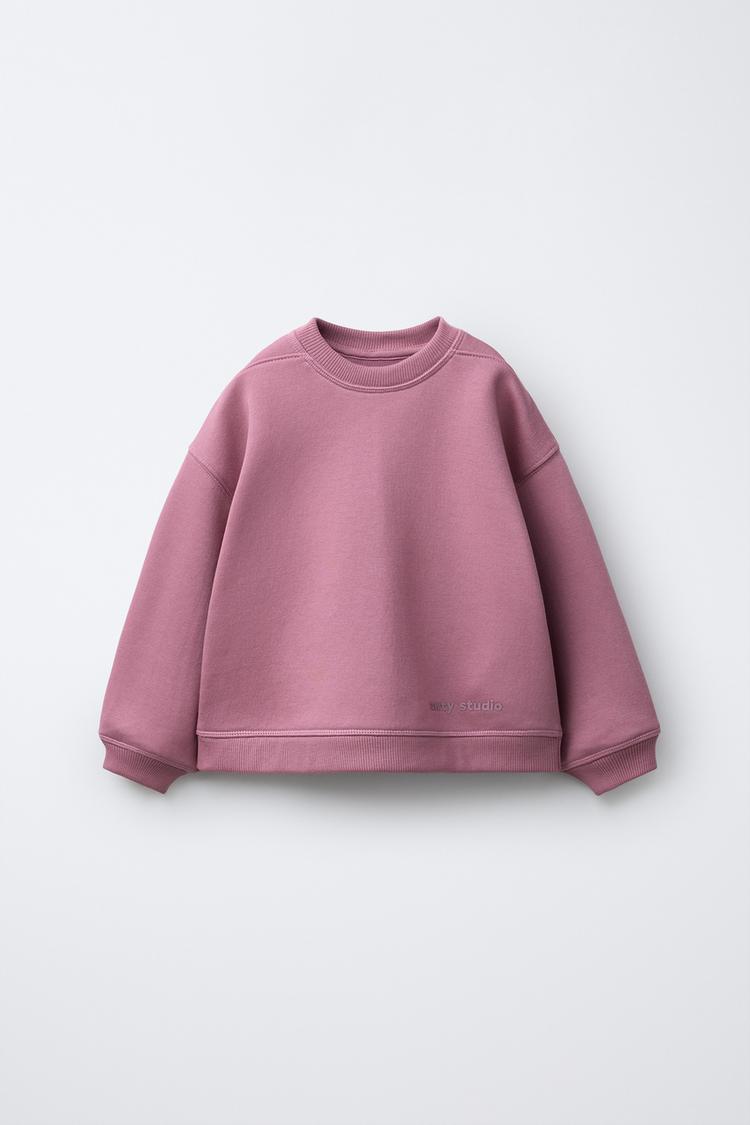 RAISED TEXT SWEATSHIRT - Zara product image