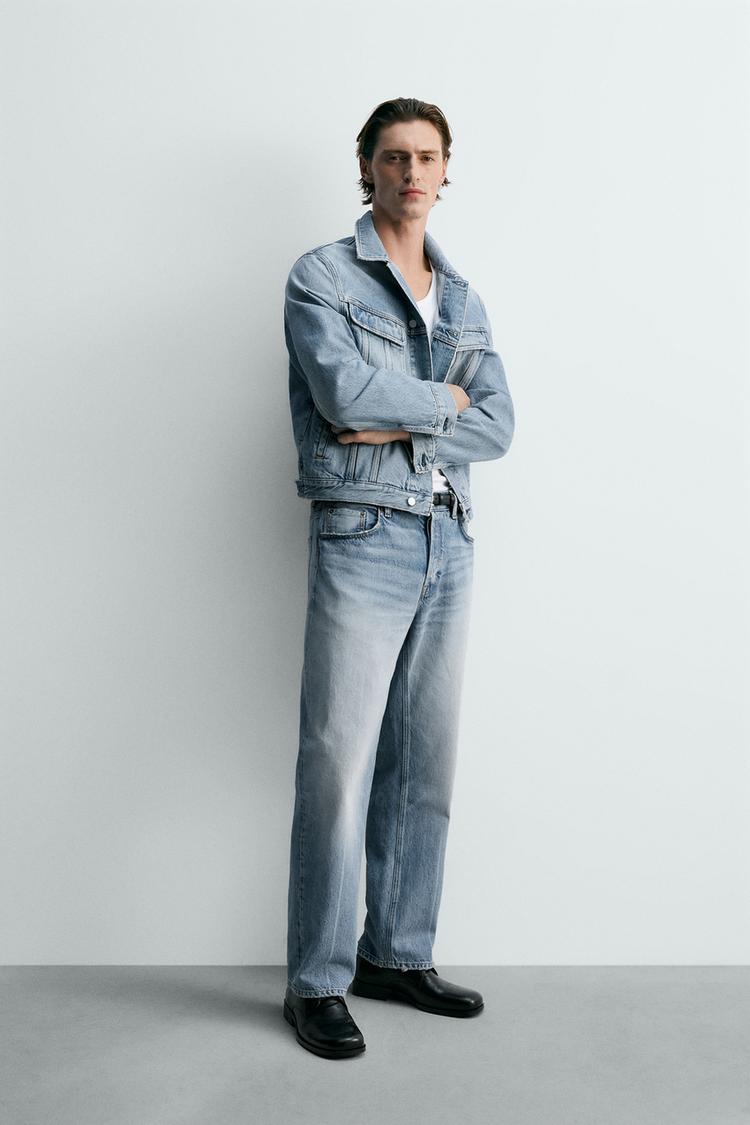 RELAXED FIT DENIM JACKET - Zara product image