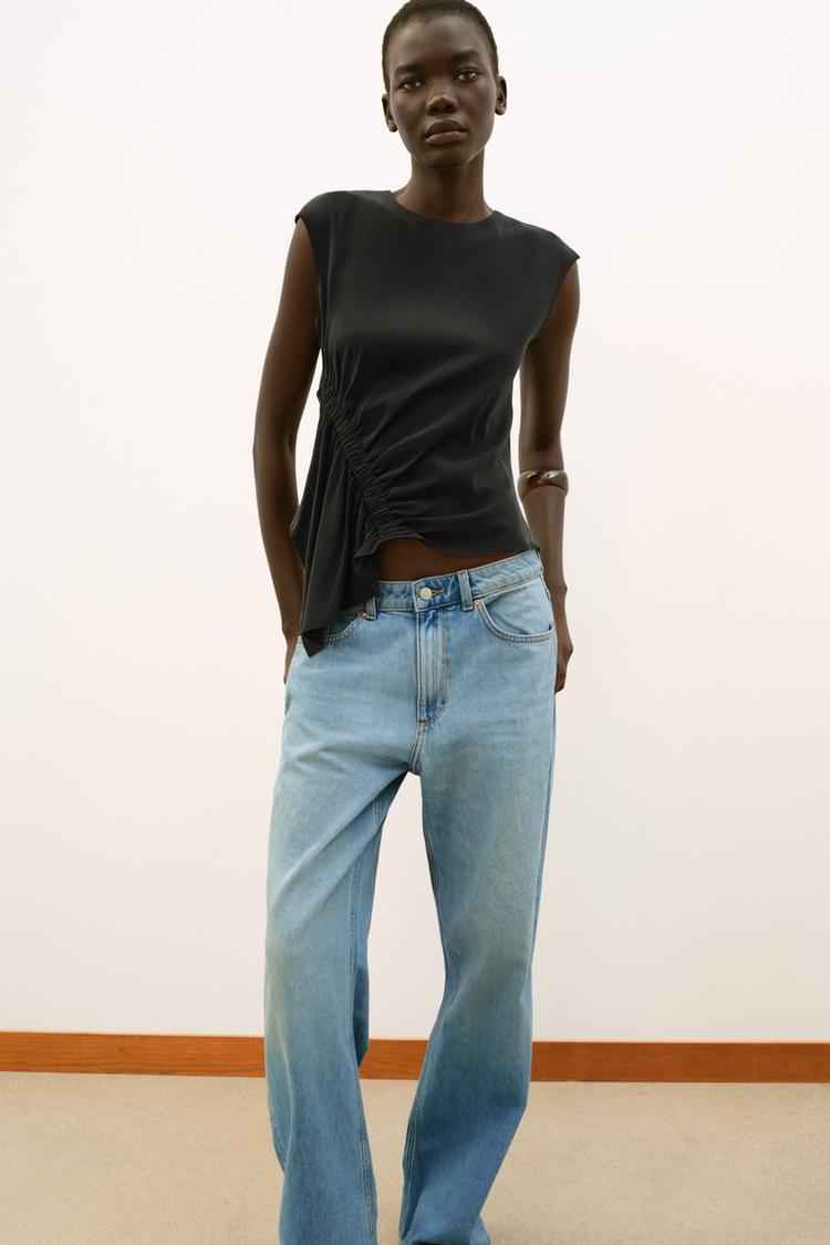 SLEEVELESS RUCHED TOP - Zara product image