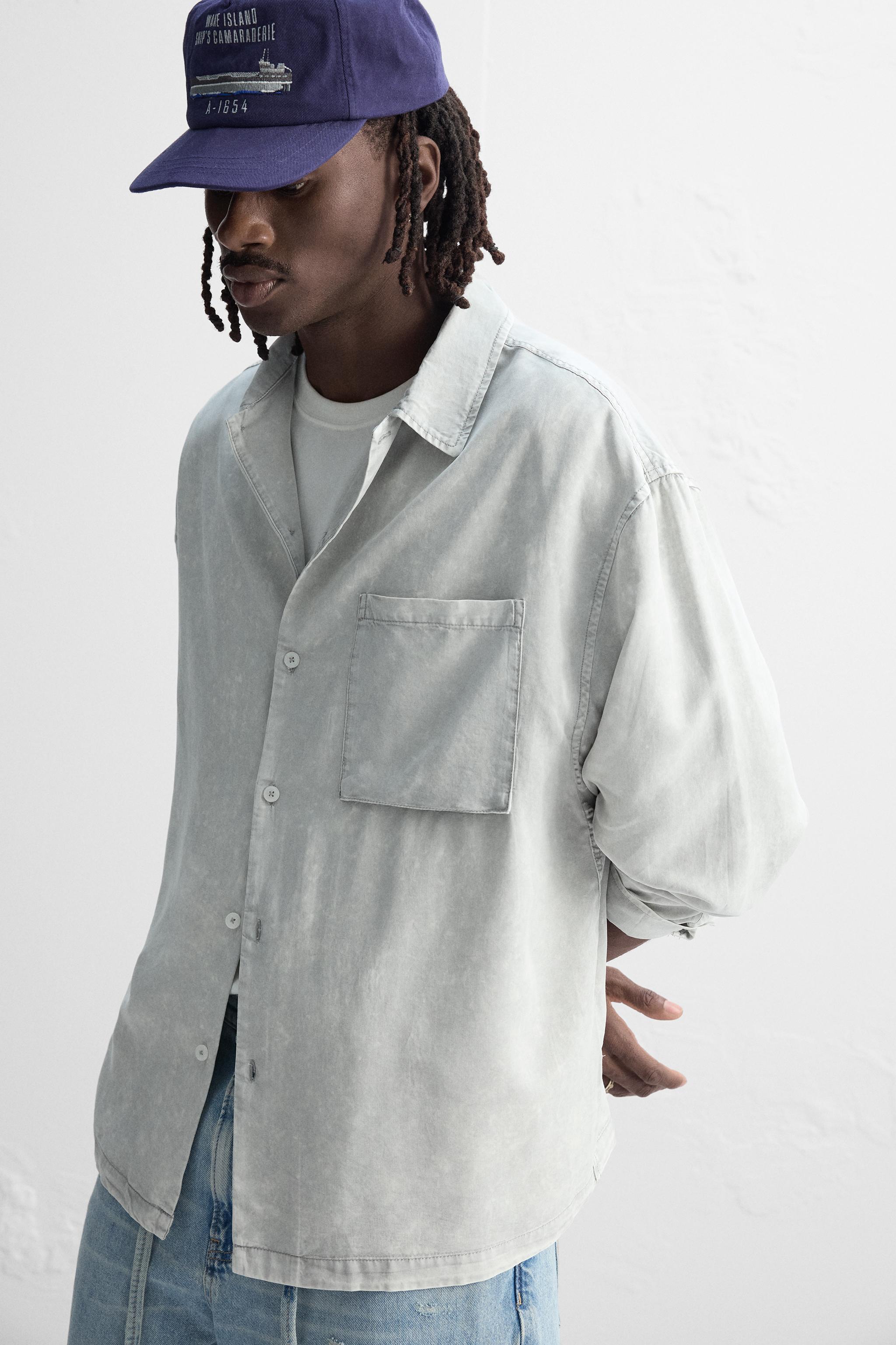 WASHED LYOCELL SHIRT