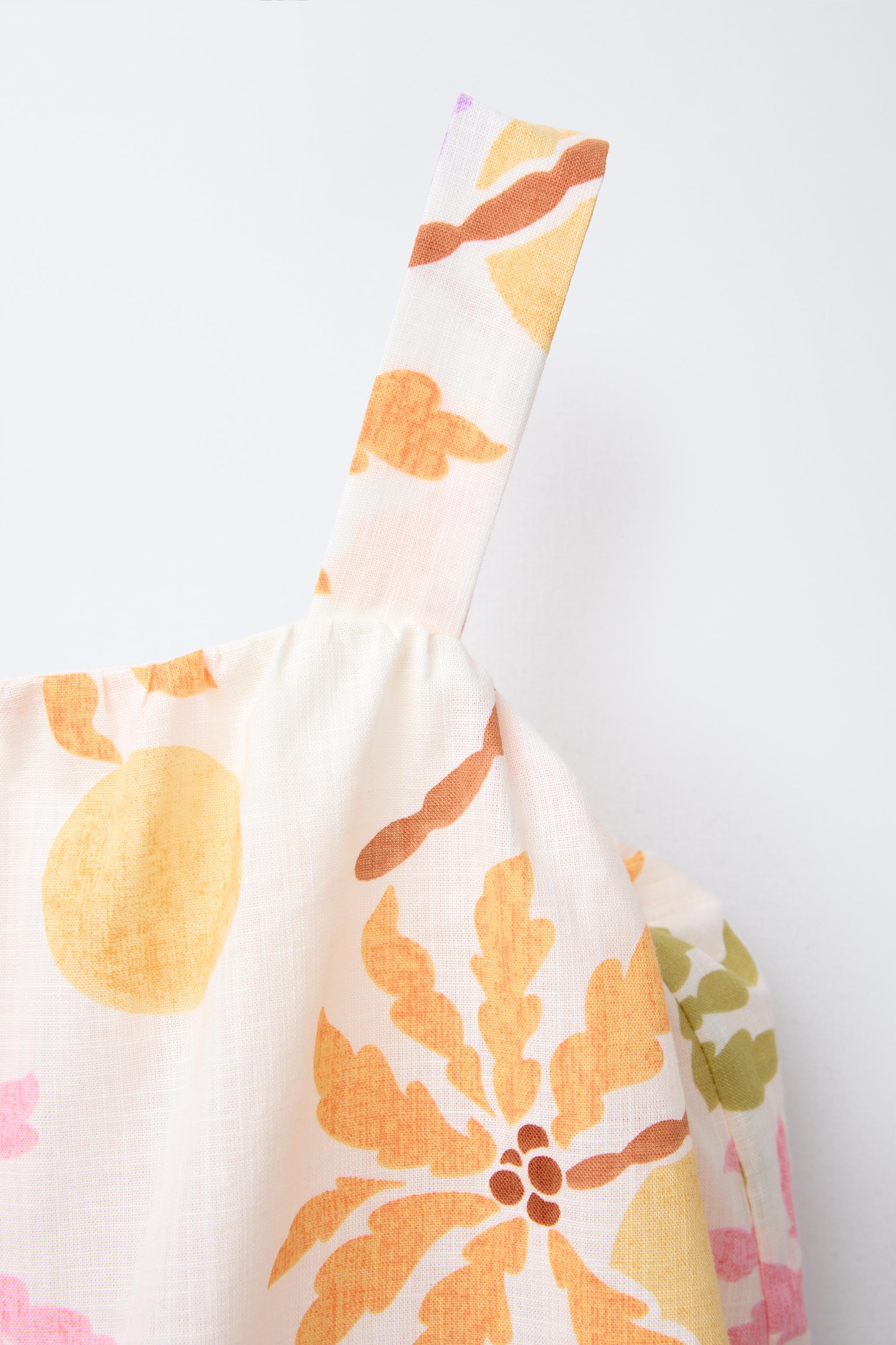 PALM TREE PRINT SHORT JUMPSUIT