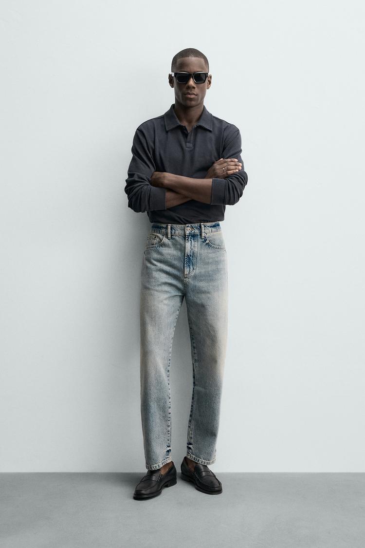 STRAIGHT ANKLE FIT JEANS - Zara product image