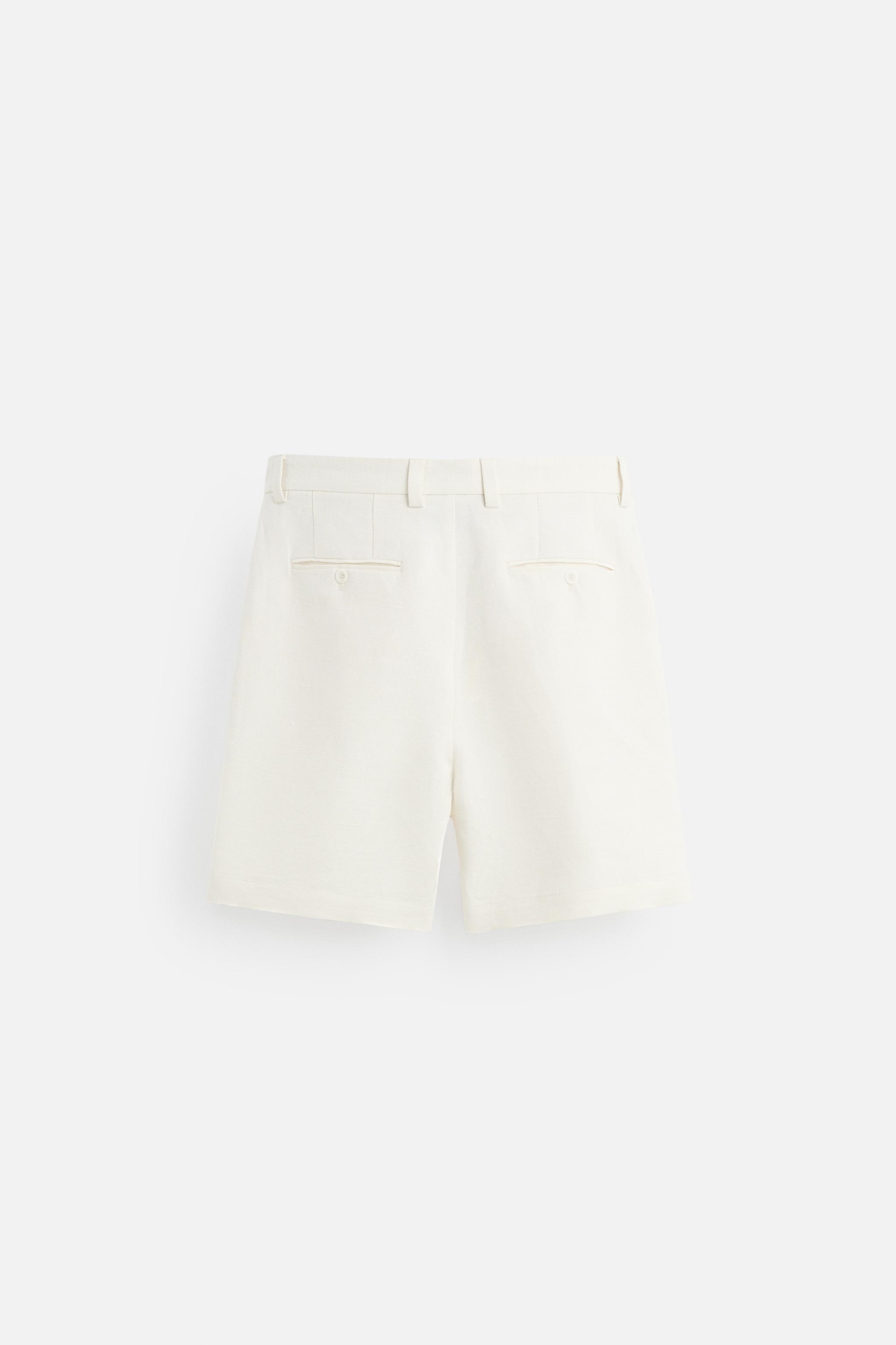 BERMUDA REGULAR FIT LIN - COTON ÉDITION LIMITÉE