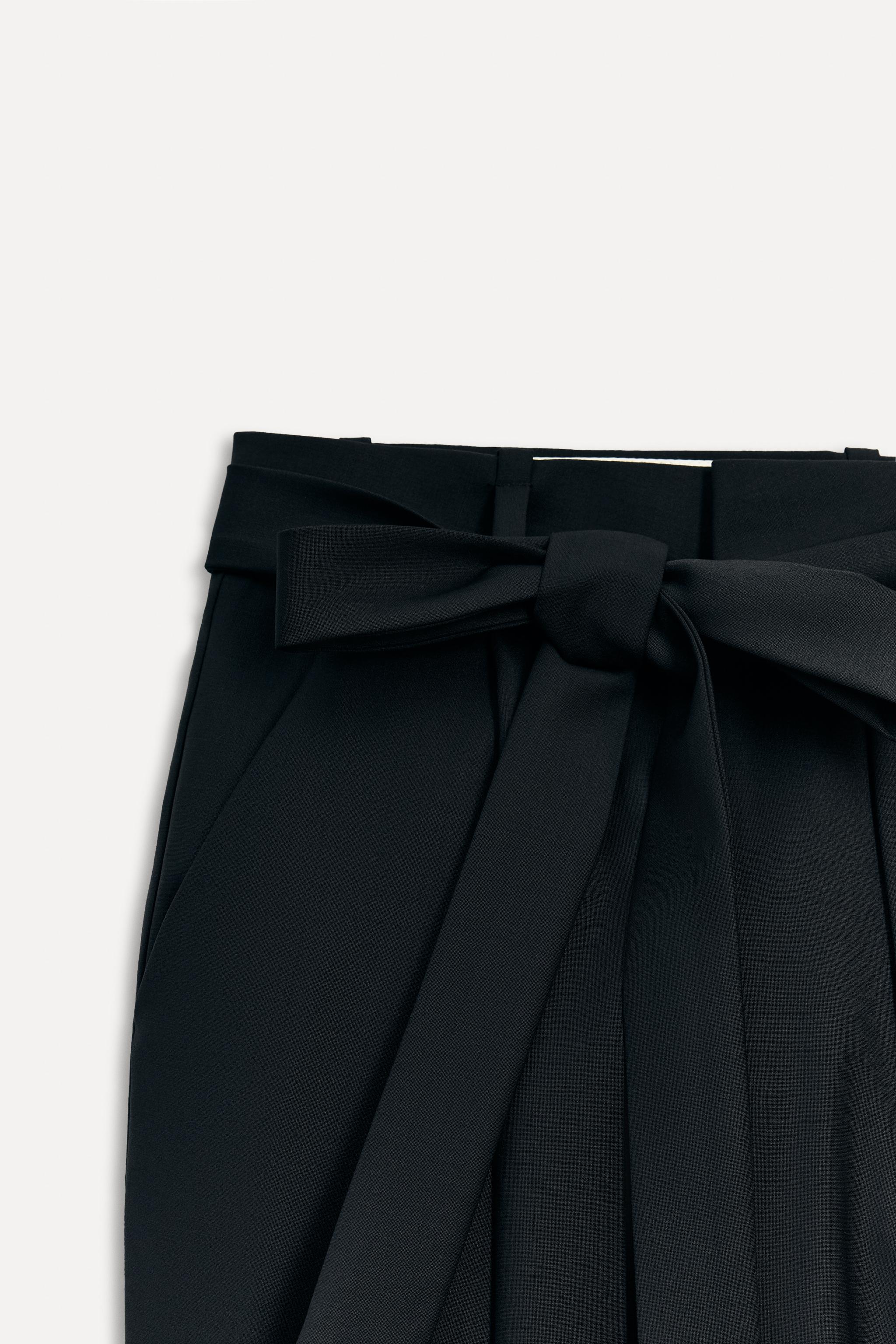 50TH ANNIVERSARY WOOL BLEND BELTED PANTS
