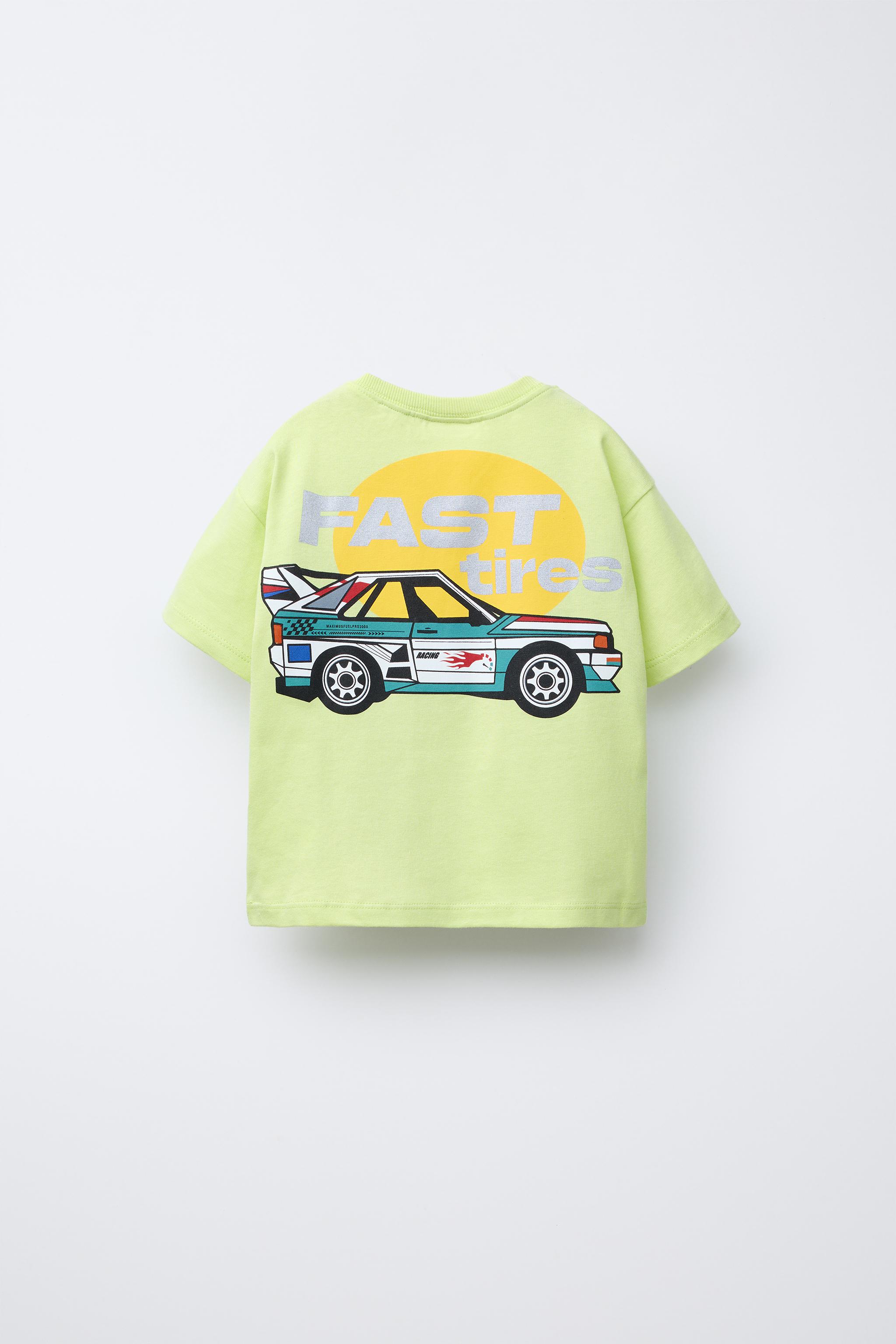 T-SHIRT IMPRIMÉ VOITURE