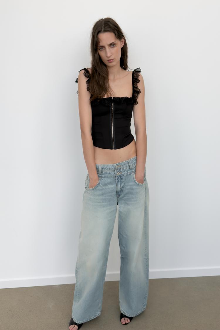 LACE CORSET TOP - Zara product image