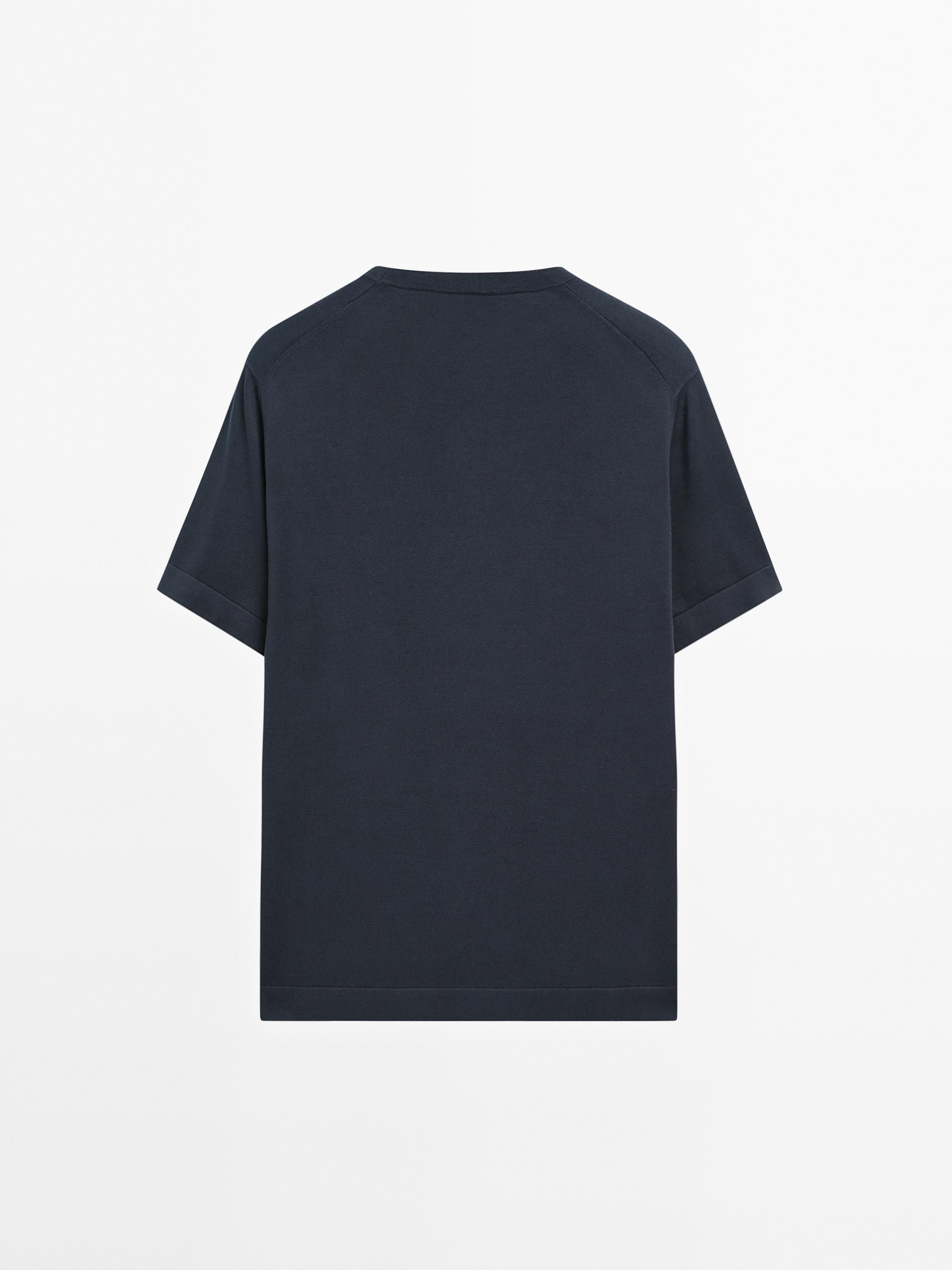 100% cotton short sleeve knit sweater