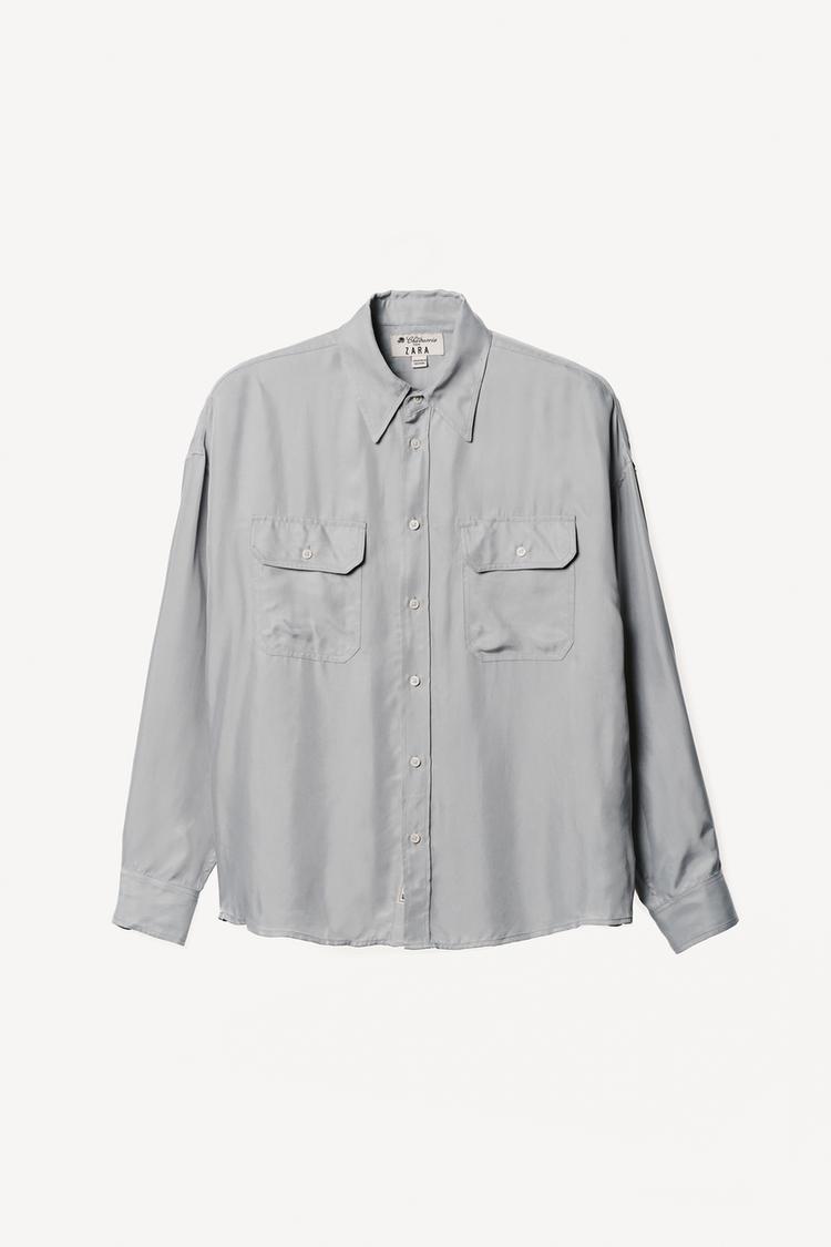 CUPRO-VISCOSE FLOWY SHIRT WILLY CHAVARRIA X ZARA - Zara product image