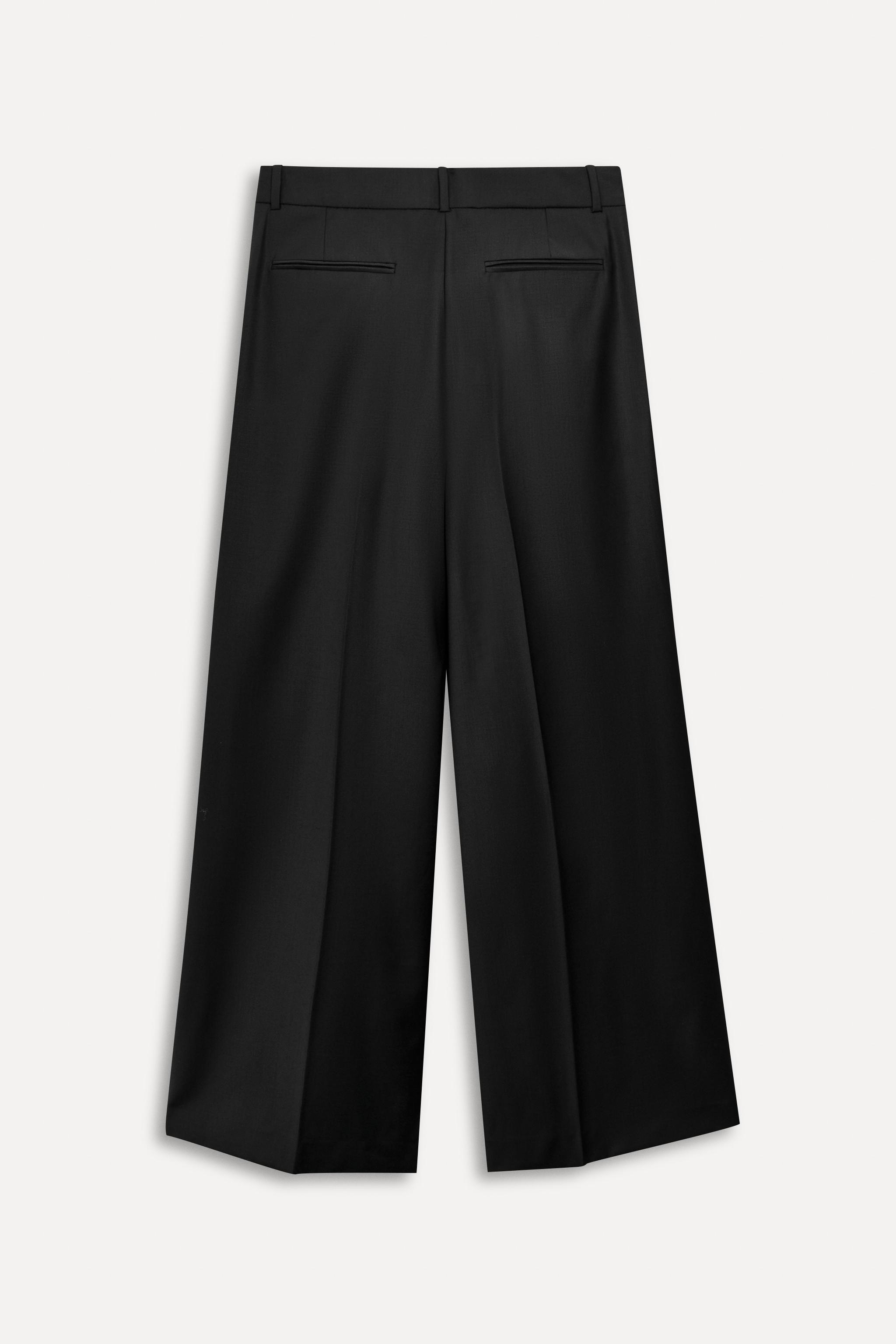 50TH ANNIVERSARY WOOL BLEND PLEATED PANTS