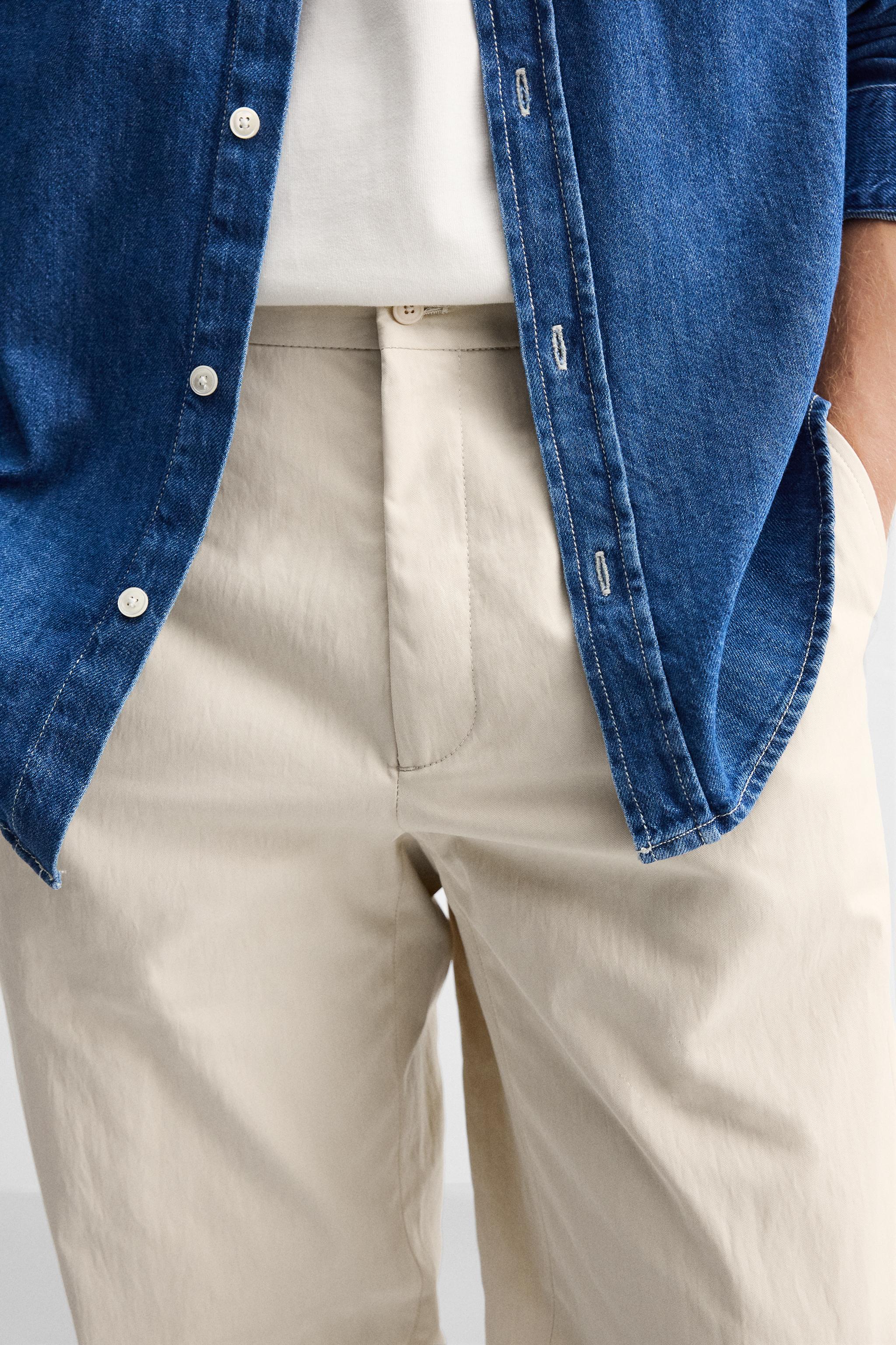 STRAIGHT FIT CHINO PANTS