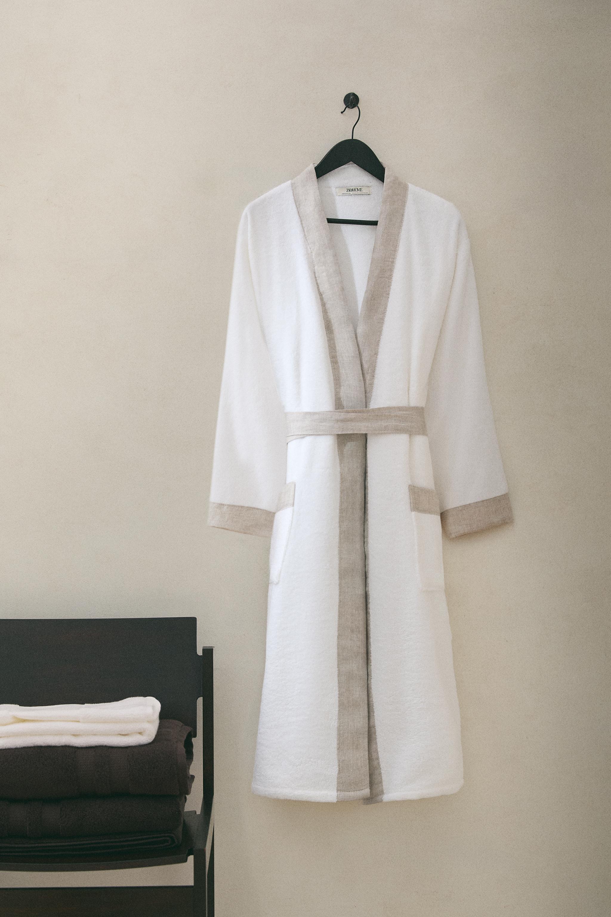 COTTON LINEN BATHROBE (420 GXM²)