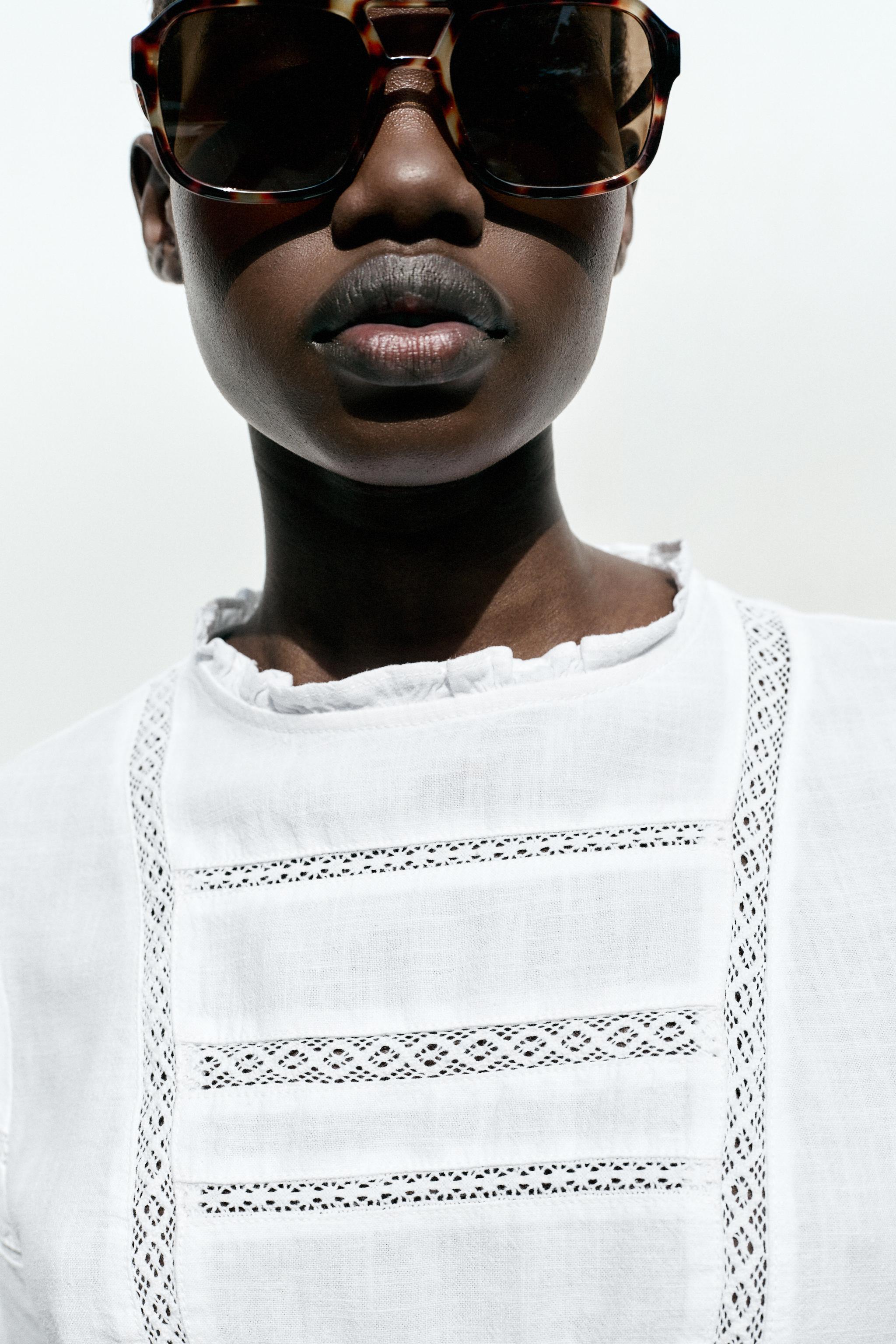 RAMIE LADDER STITCH SHIRT