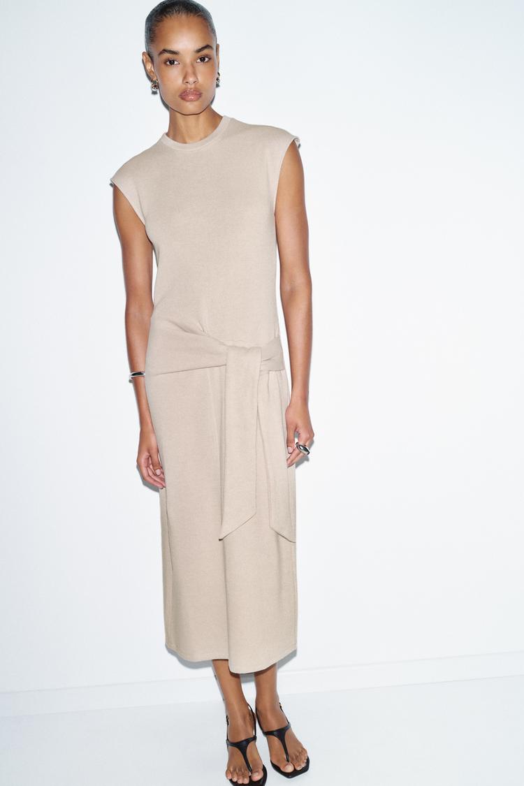 SOFT KNOTTED DRESS - Zara product image
