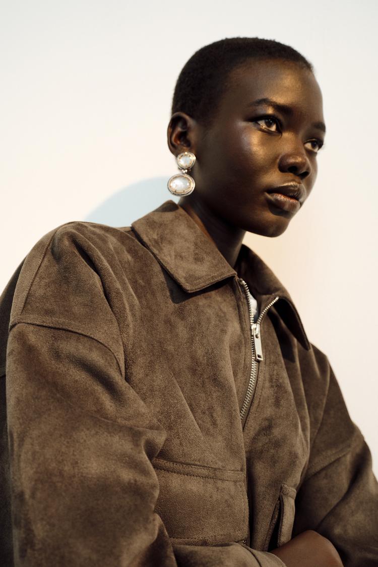 SPARKLY JEWEL EARRINGS - Zara product image