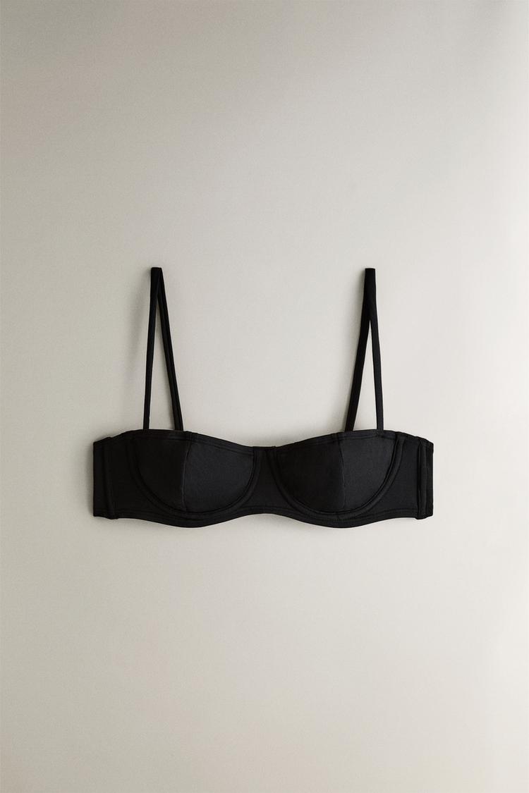 UNDERWIRE BEACH BIKINI TOP - Zara product image