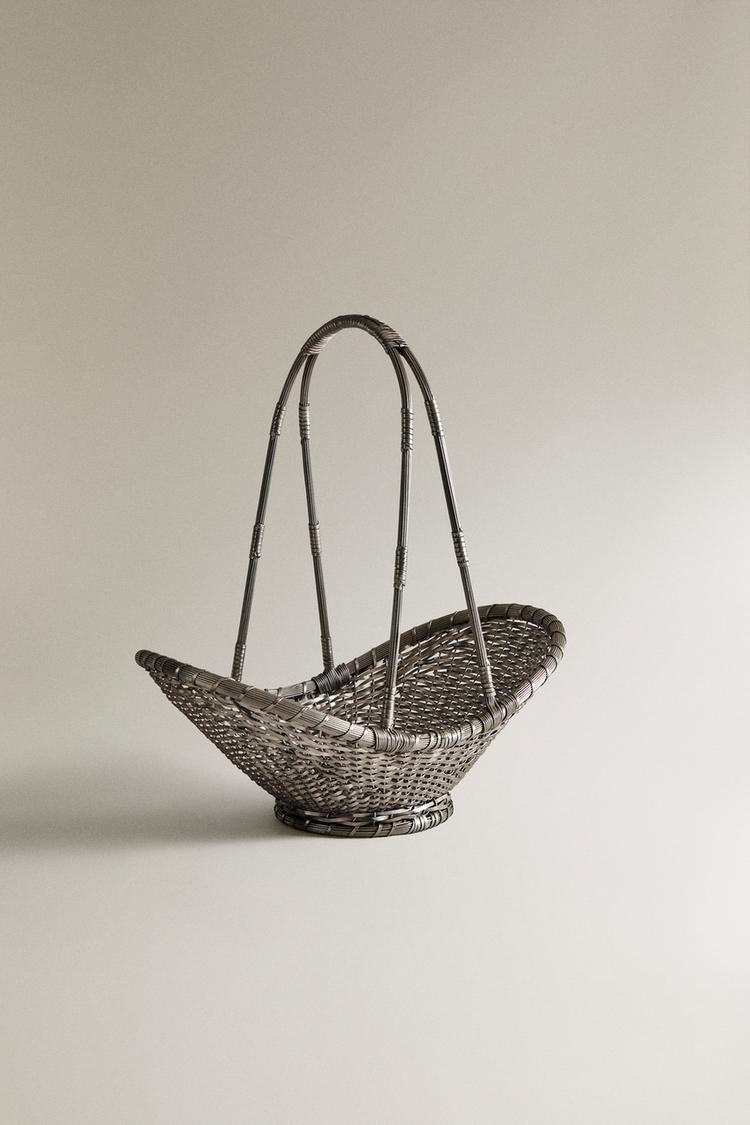 WOVEN METAL BASKET HIGH I COLIN KING