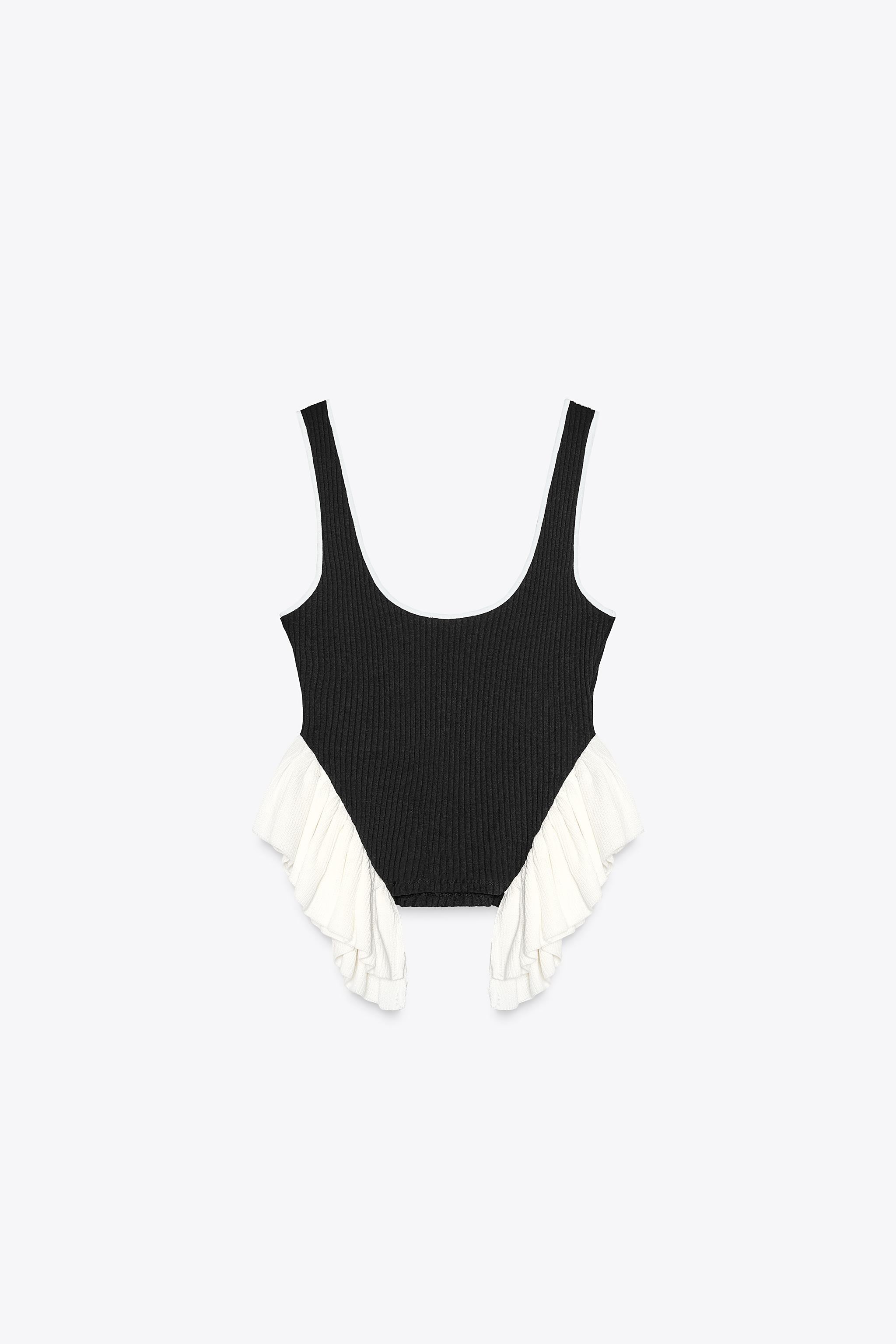 TOP TRICOT CONTRASTE