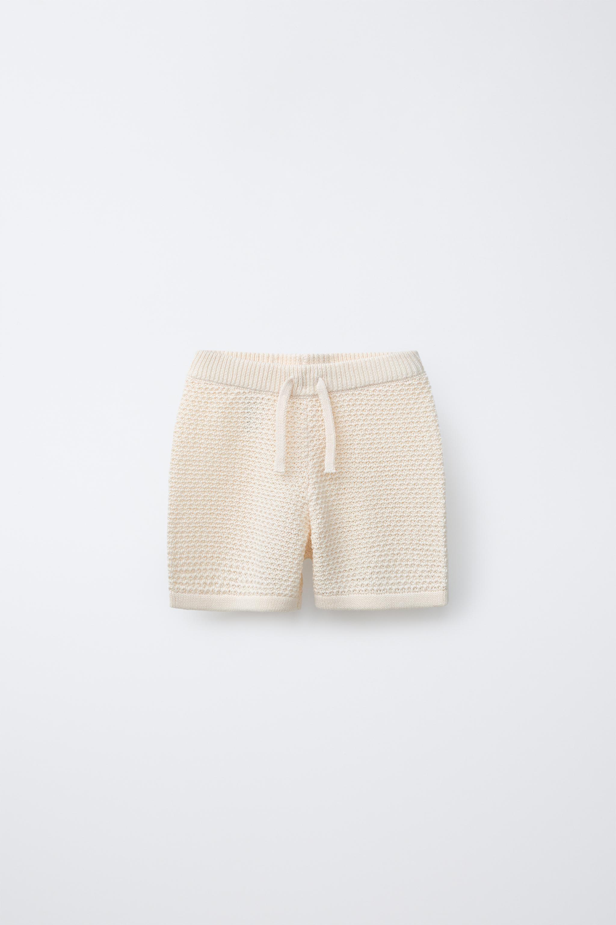 CROCHET KNIT SHORTS
