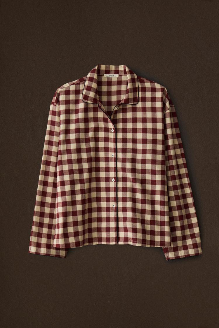 GINGHAM CHRISTMAS SHIRT