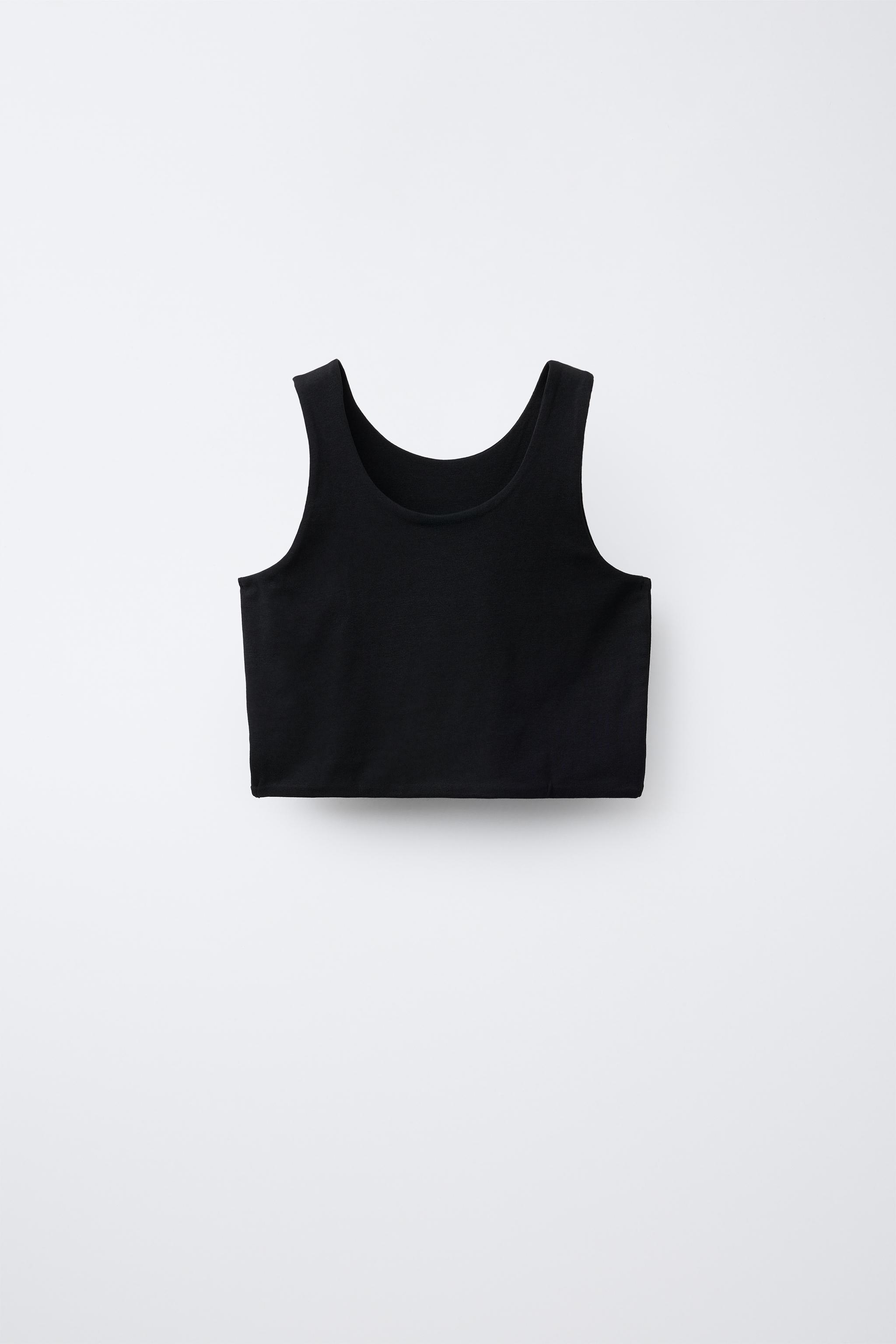 TEXT CROP TOP