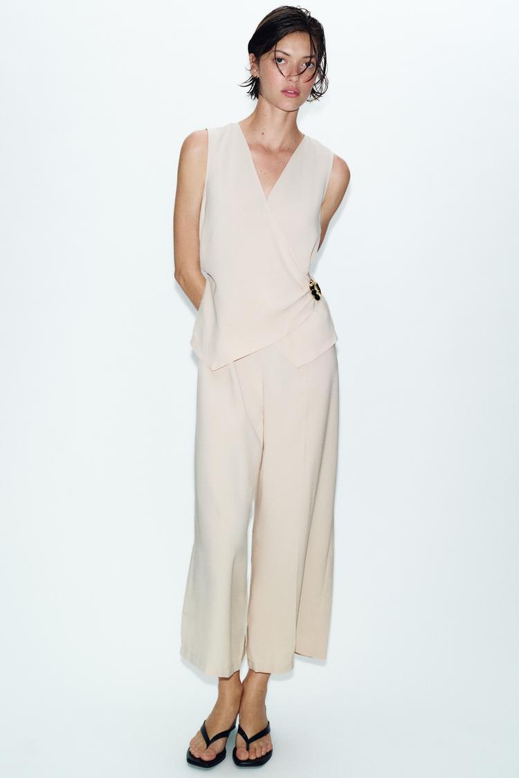 GOLD APPLIQUÉ JUMPSUIT - Zara product image