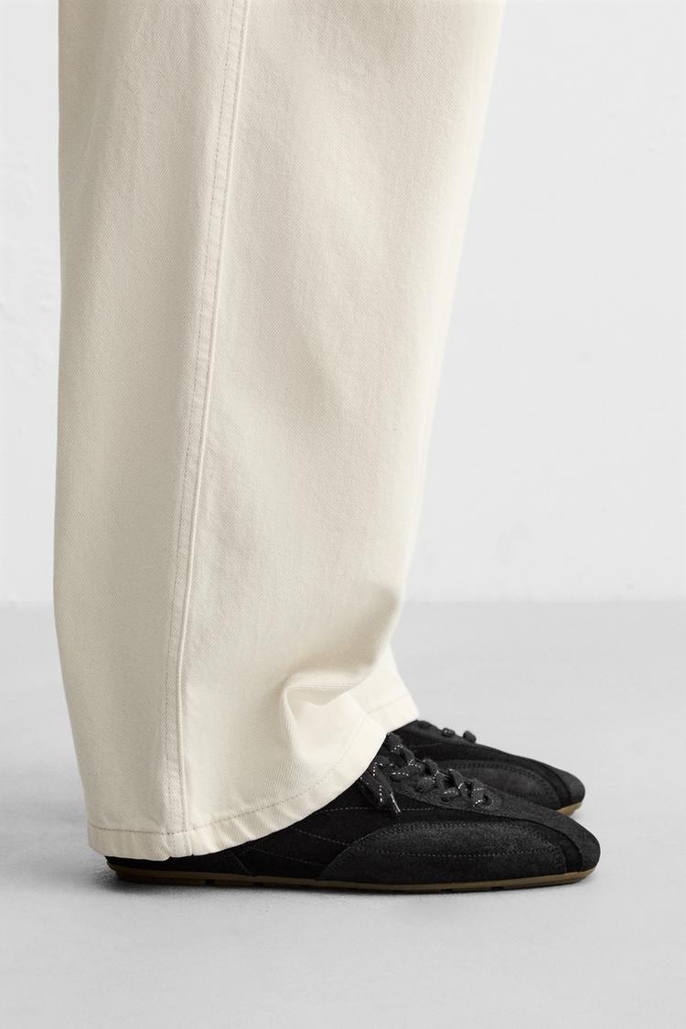 ULTRA-THIN SOLE LEATHER TRAINERS