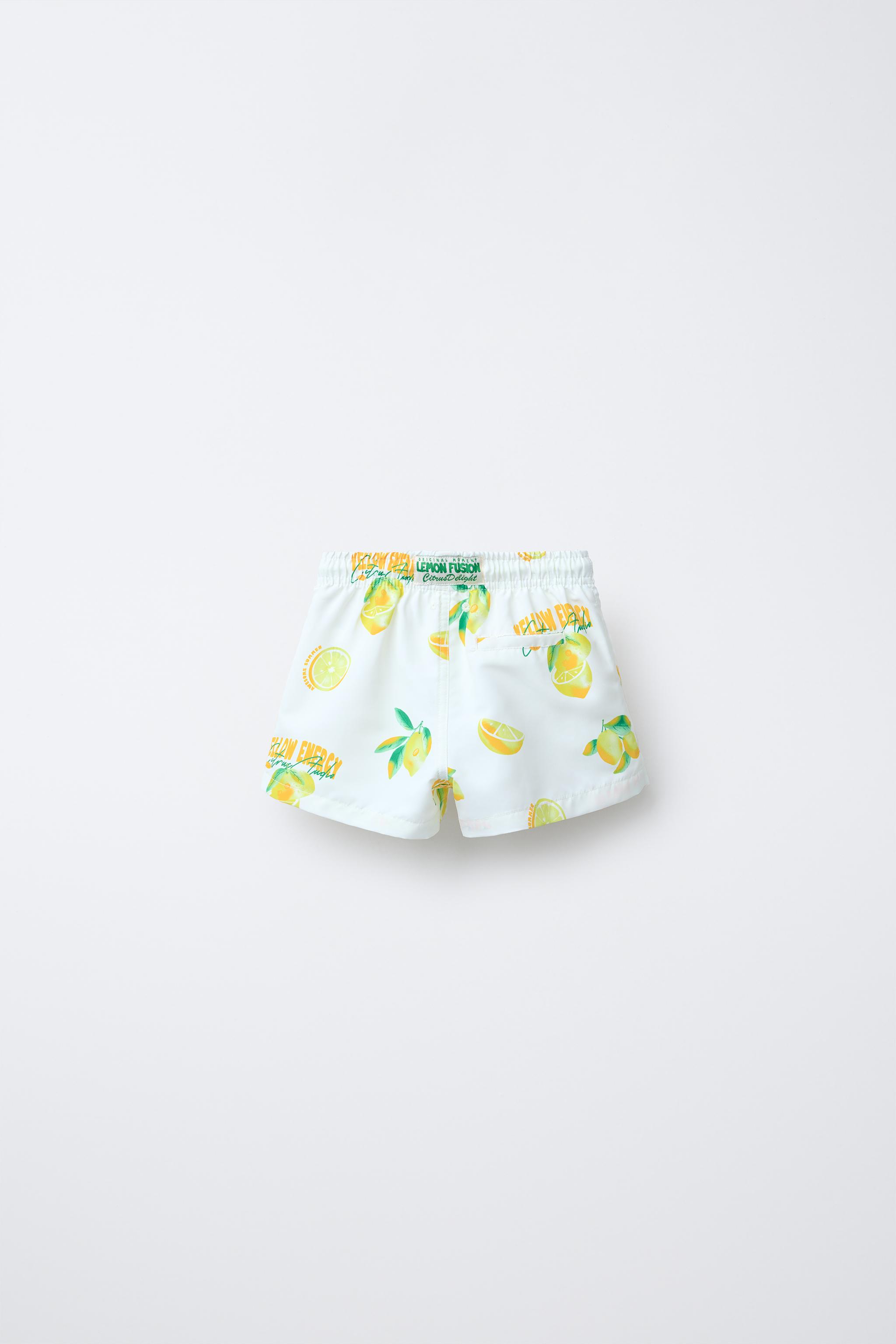 2-6 ANS/ BERMUDA DE BAIN STANDARD CITRONS