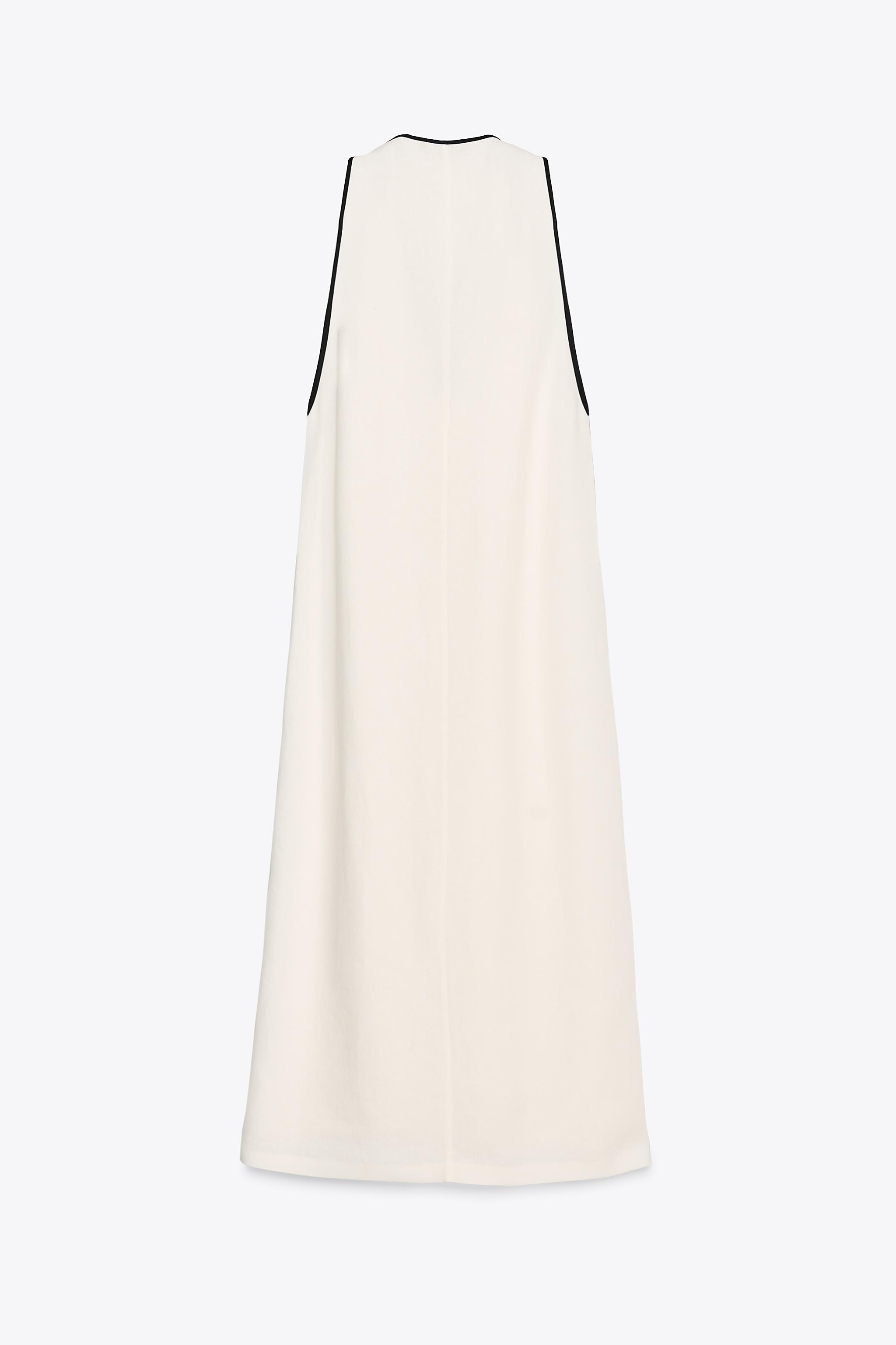 ROBE LISERÉS MÉLANGE DE LIN ZW COLLECTION
