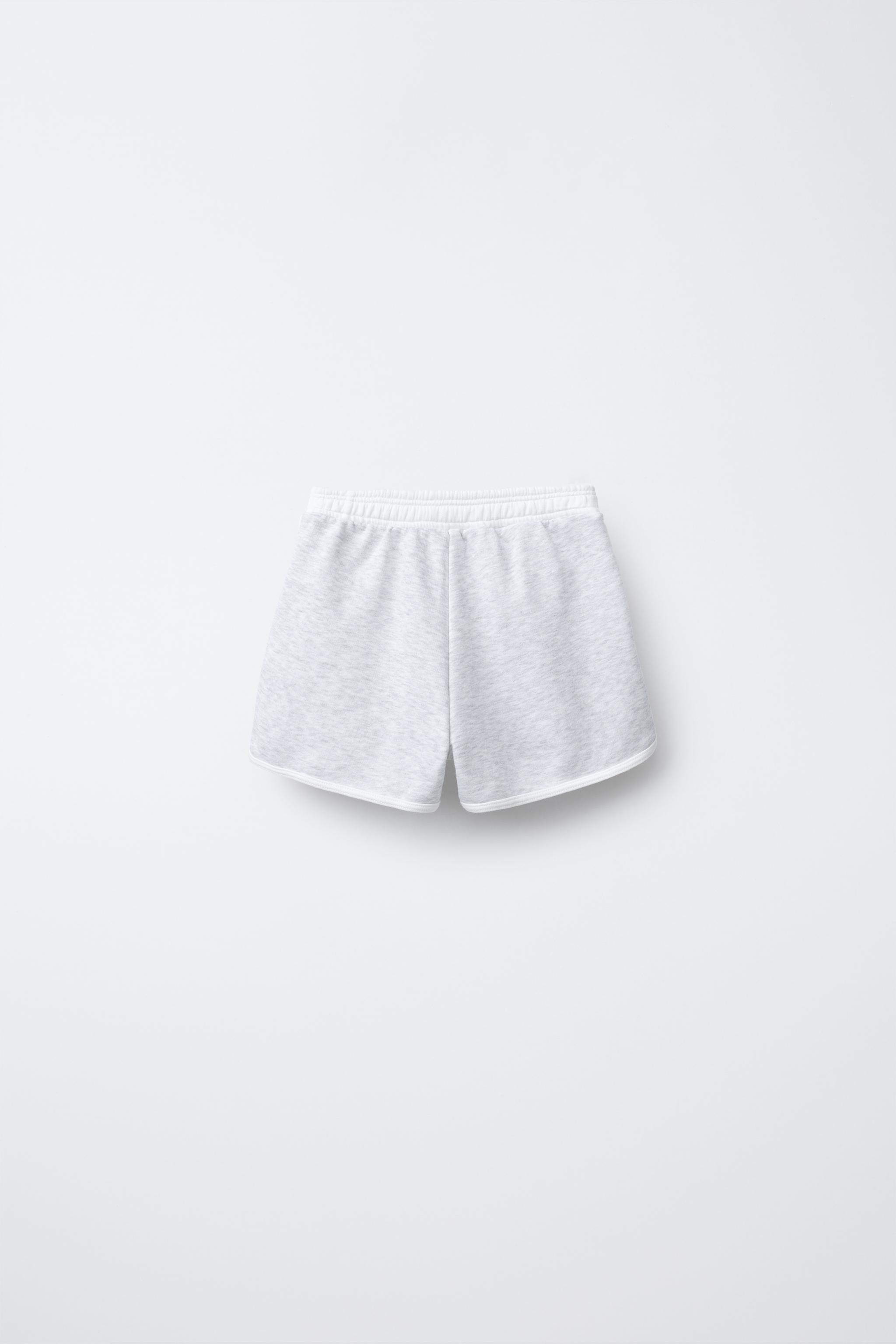 PLUSH VARSITY BERMUDA SHORTS