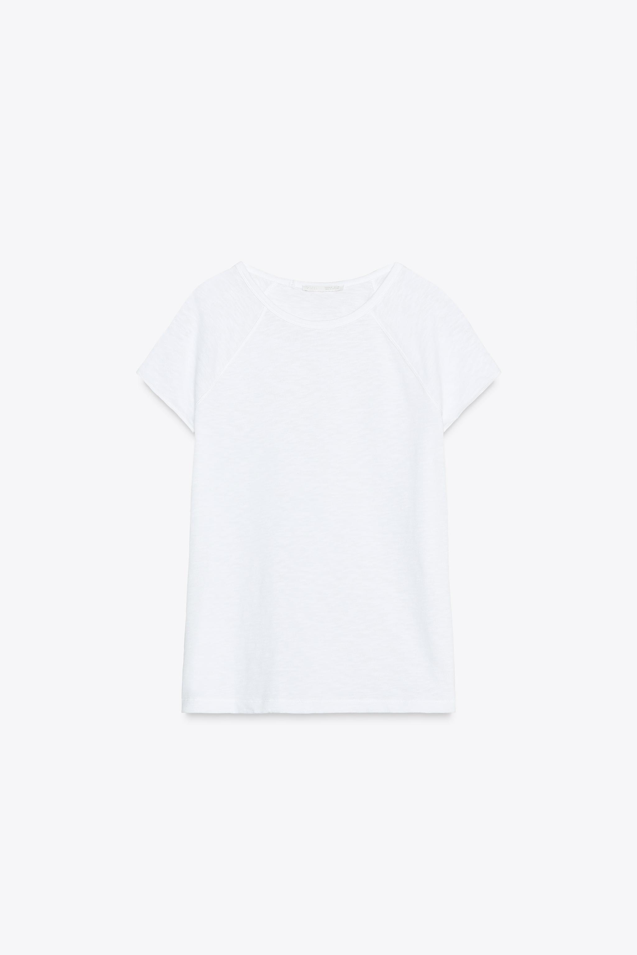 T-SHIRT EN COTON FLAMMÉ