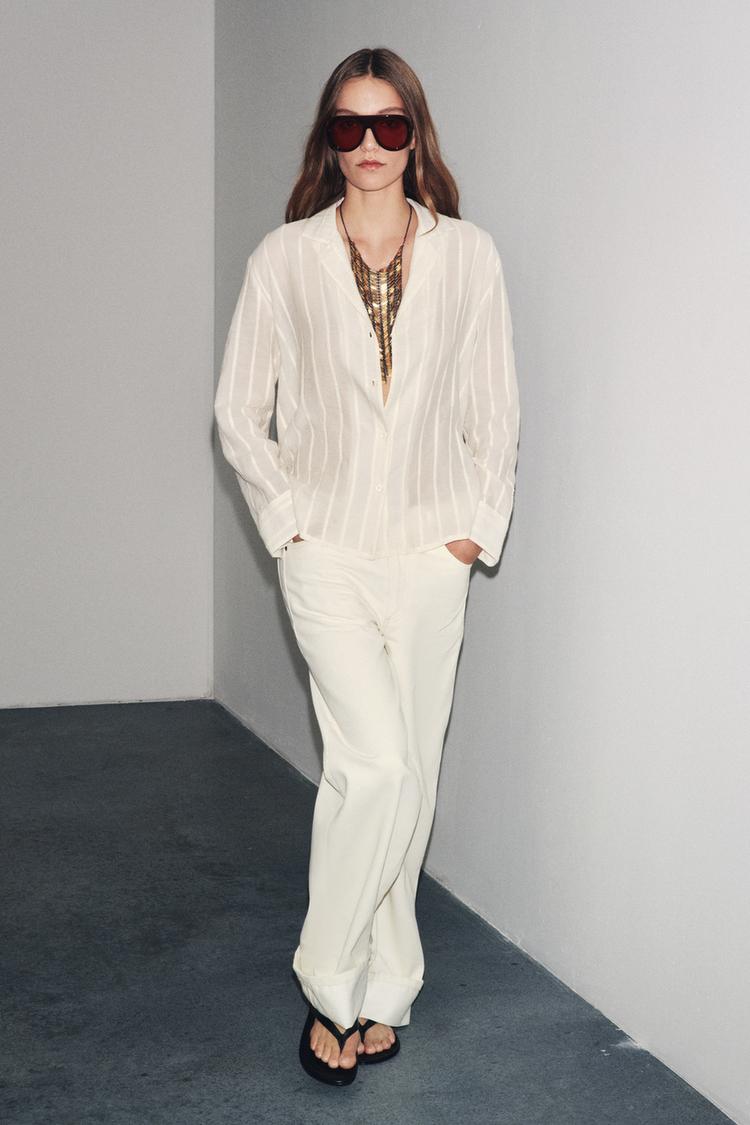 ZW COLLECTION STRIPED SHIRT - Zara product image