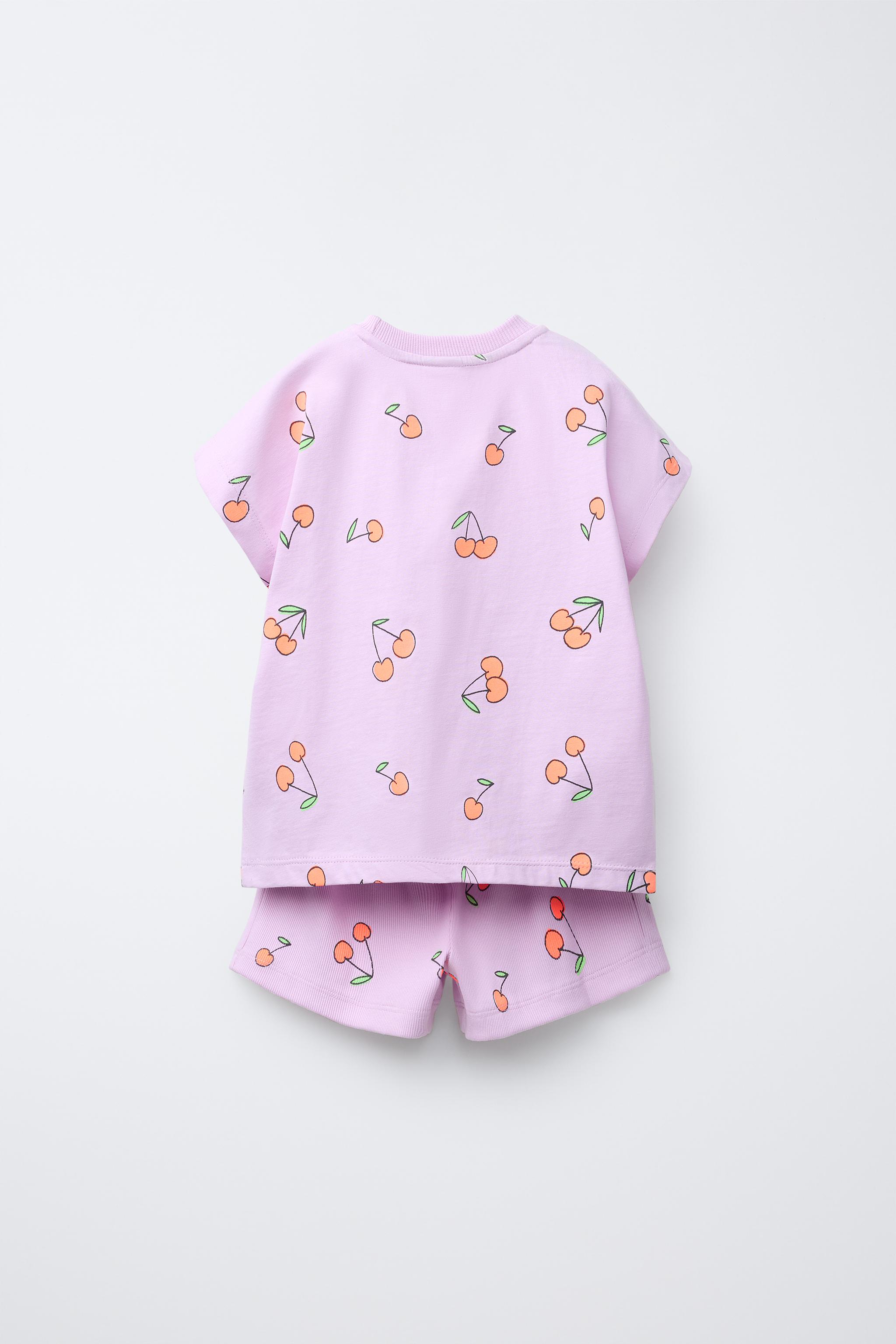 ENSEMBLE T-SHIRT ET BERMUDA RIB IMPRIMÉ