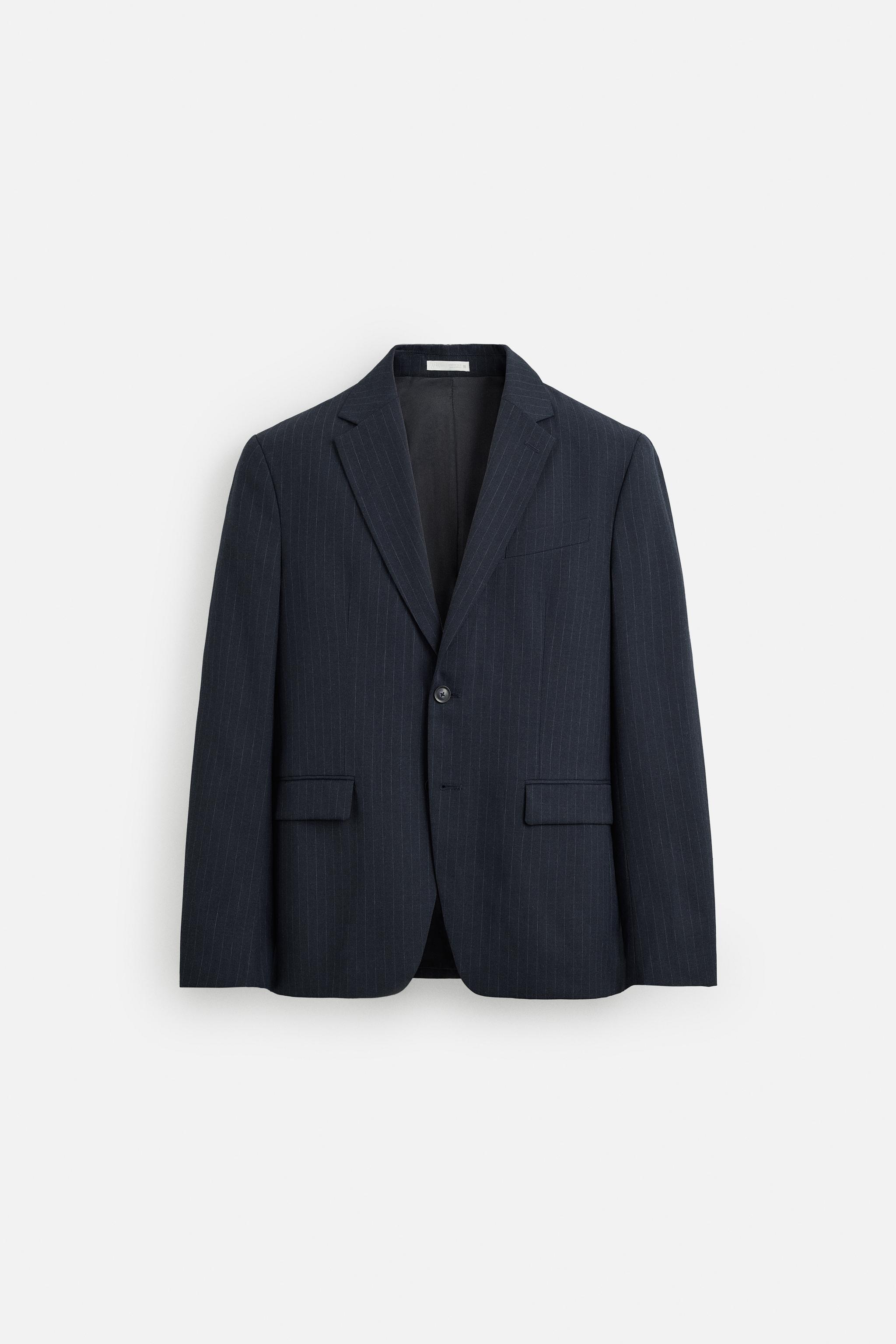 BLAZER COSTUME RAYURE BANQUIER