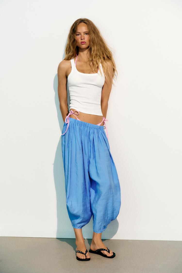 FLOWY VOLUME PANTS - Zara product image