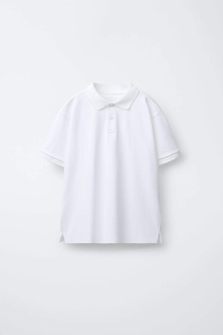 BASIC PIQUÉ POLO SHIRT - Zara product image