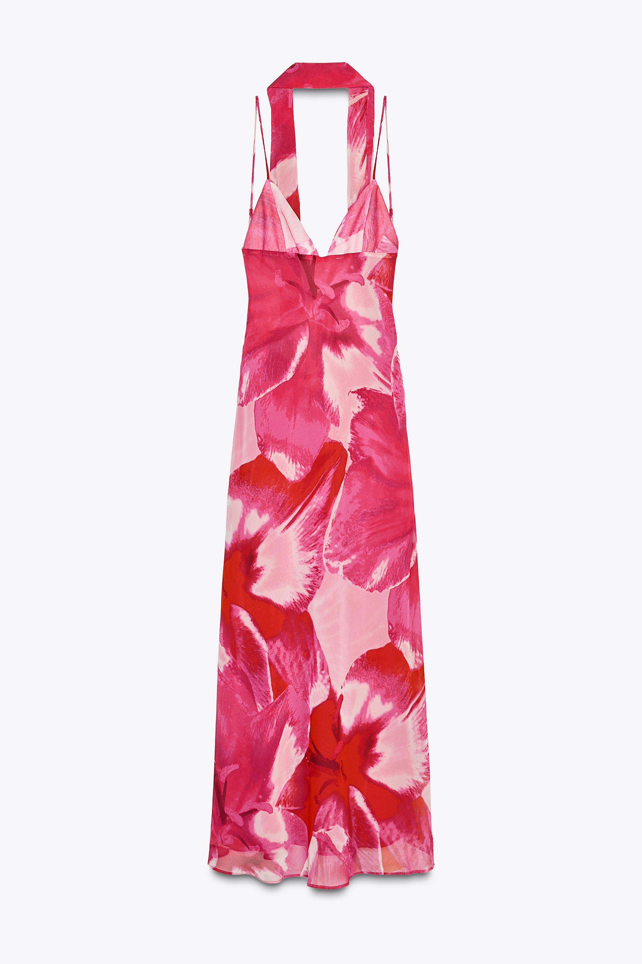 ROBE LONGUE IMPRIMÉE FOULARD