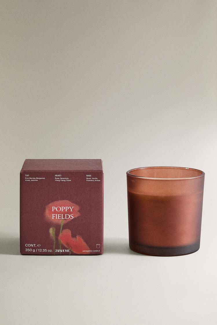(350 G) POPPY FIELDS SCENTED CANDLE