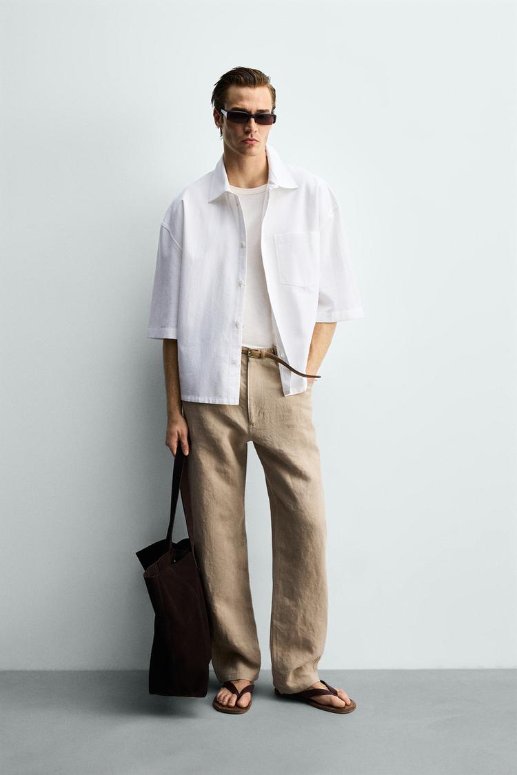 BOXY FIT SHIRT WITH POCKET - Zara product image