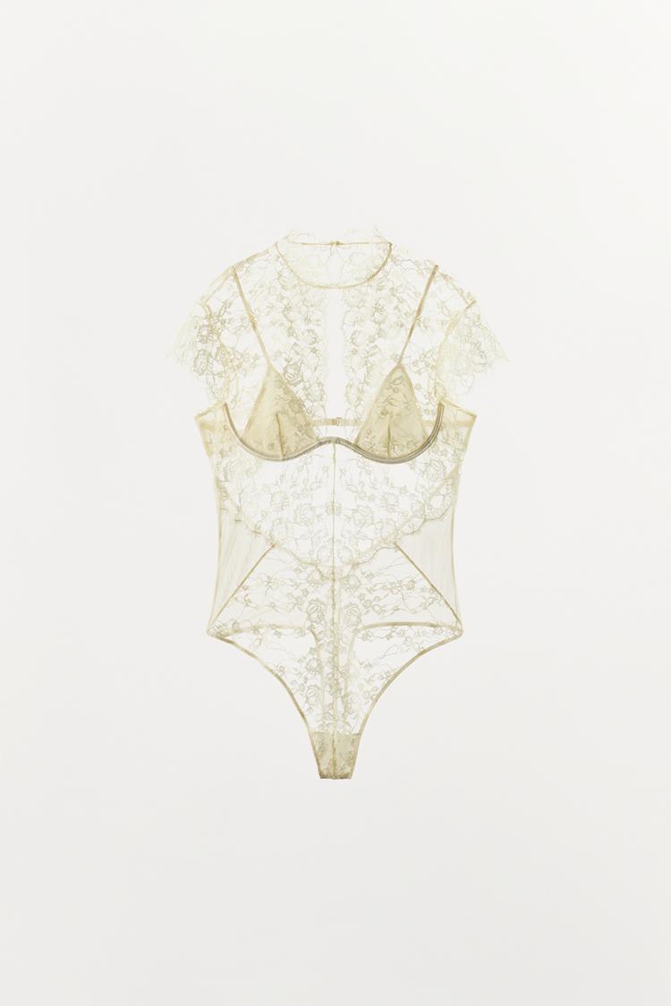 LACE UNDERWIRE BODYSUIT - Zara product image