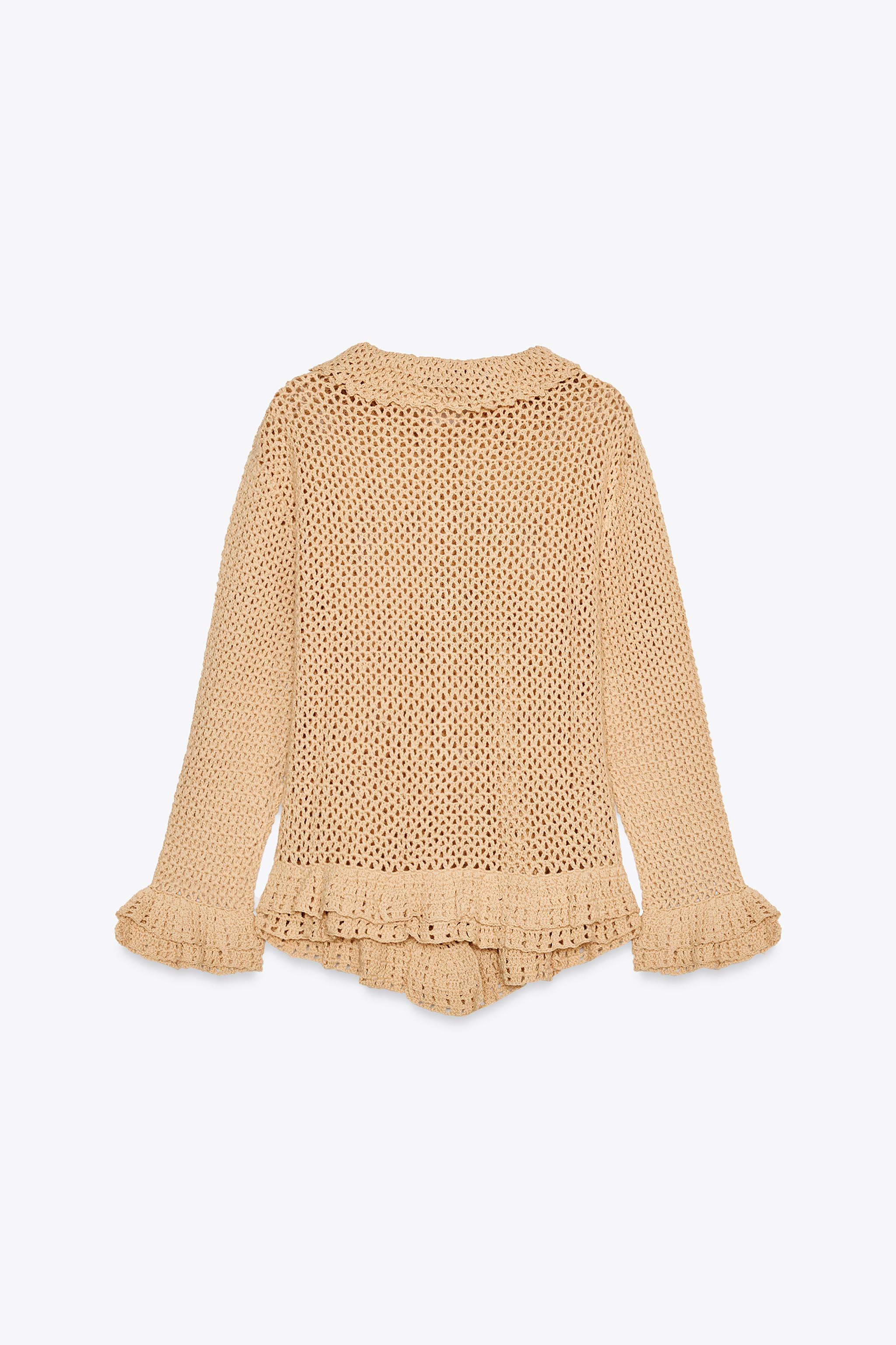 CROCHET KNIT CARDIGAN