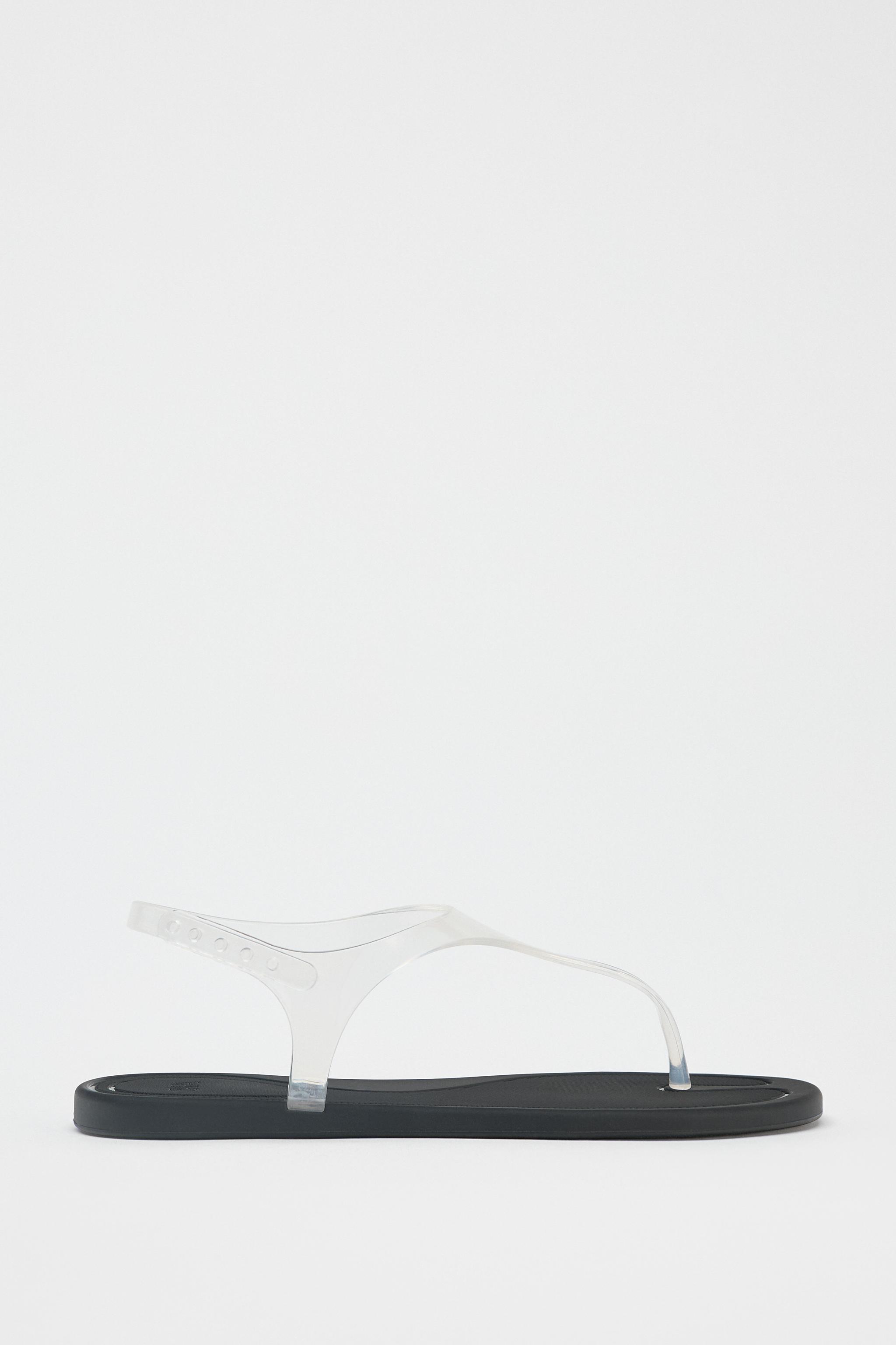 VINYL STRAP SANDALS