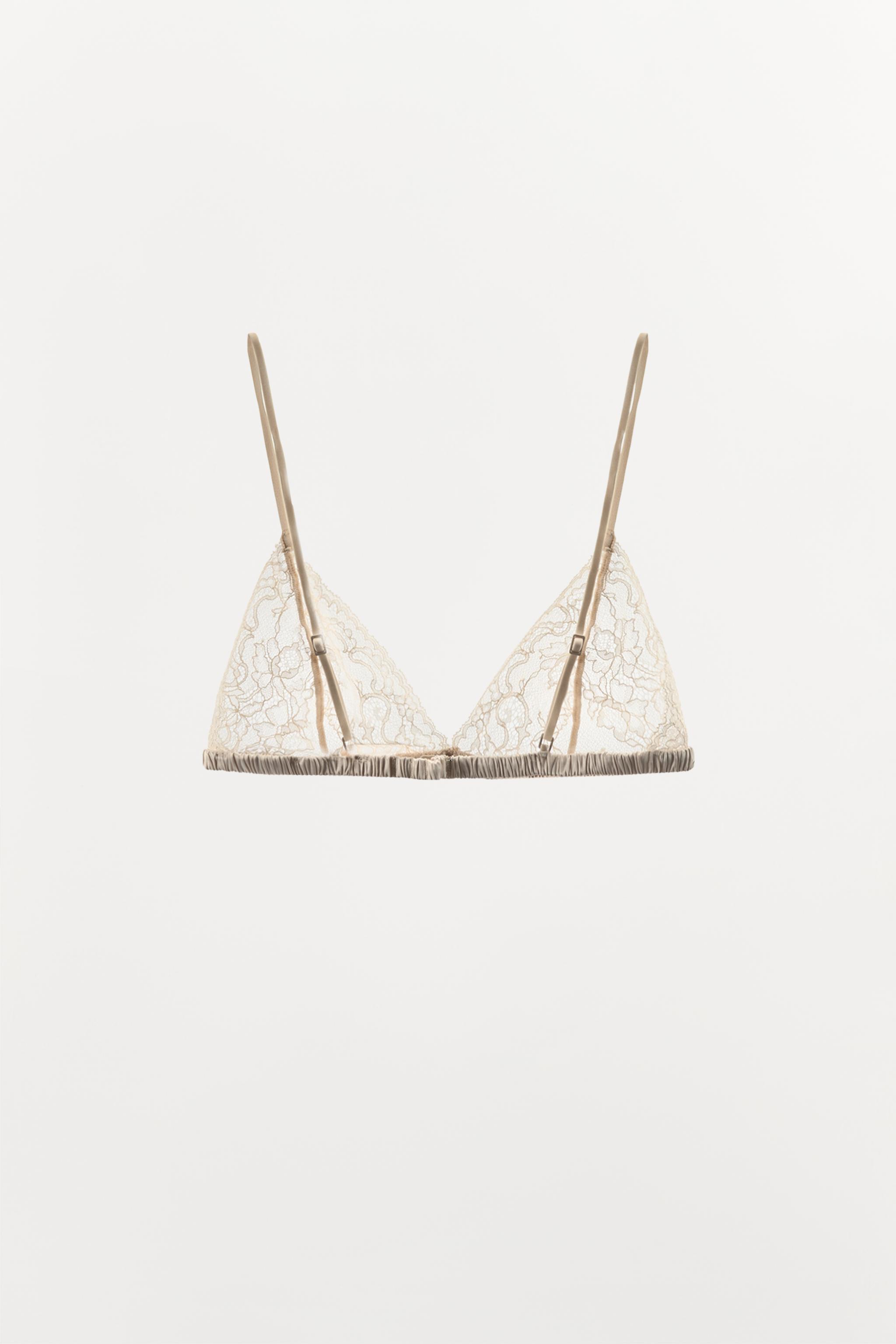 BRALETTE TRIANGLE BIMATIÈRE DENTELLE