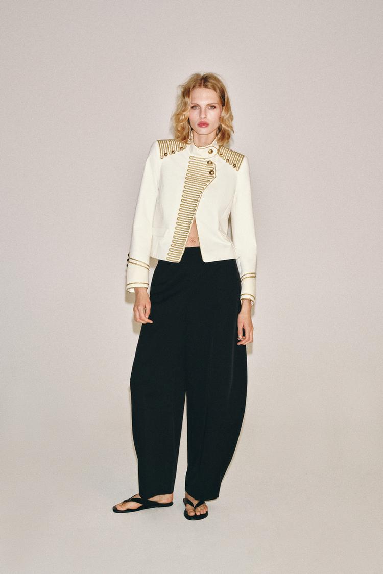 ZW COLLECTION FROG FASTENING JACKET - Zara product image