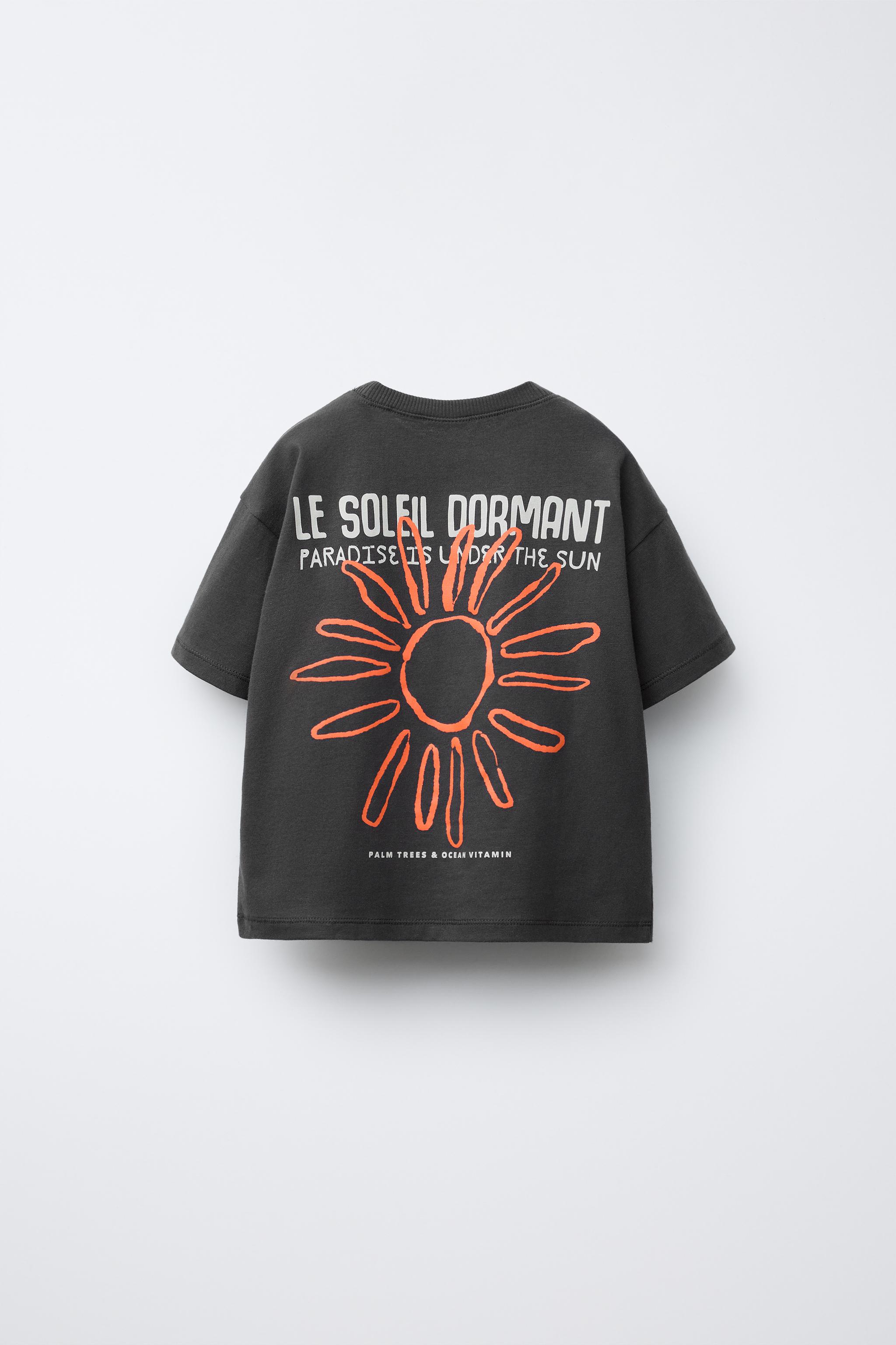 T-SHIRT IMPRIMÉ TEXTE SOL