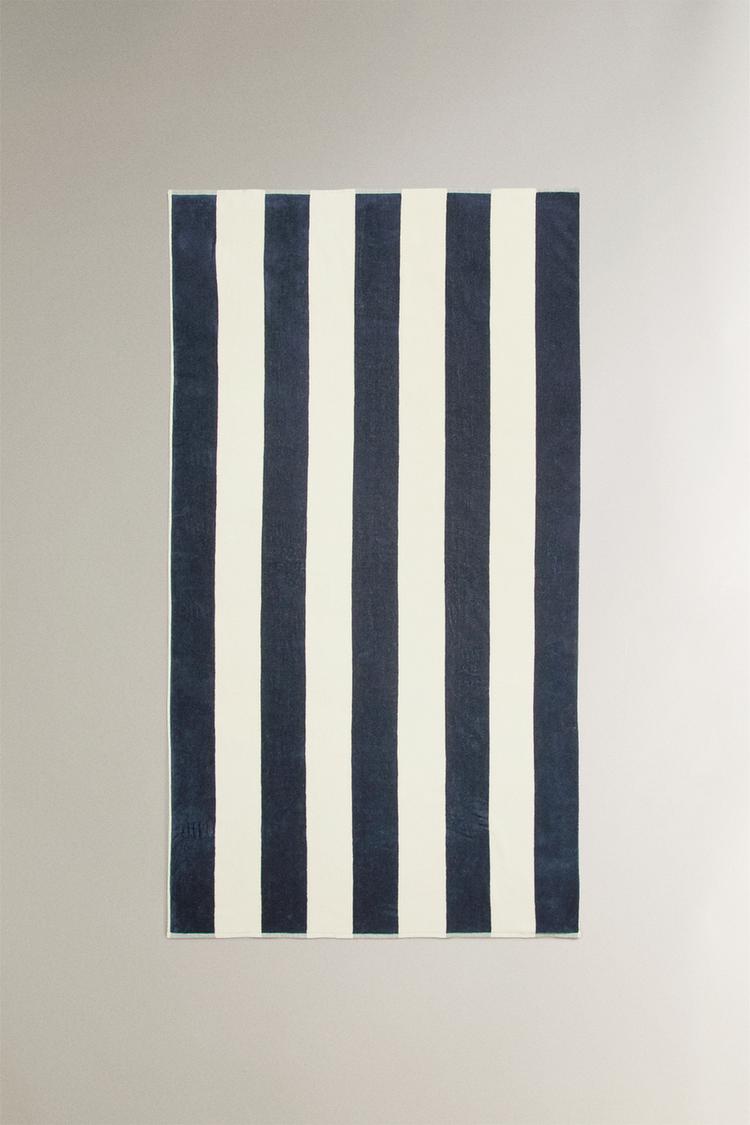 STRIPED BEACH TOWEL - Zara product image